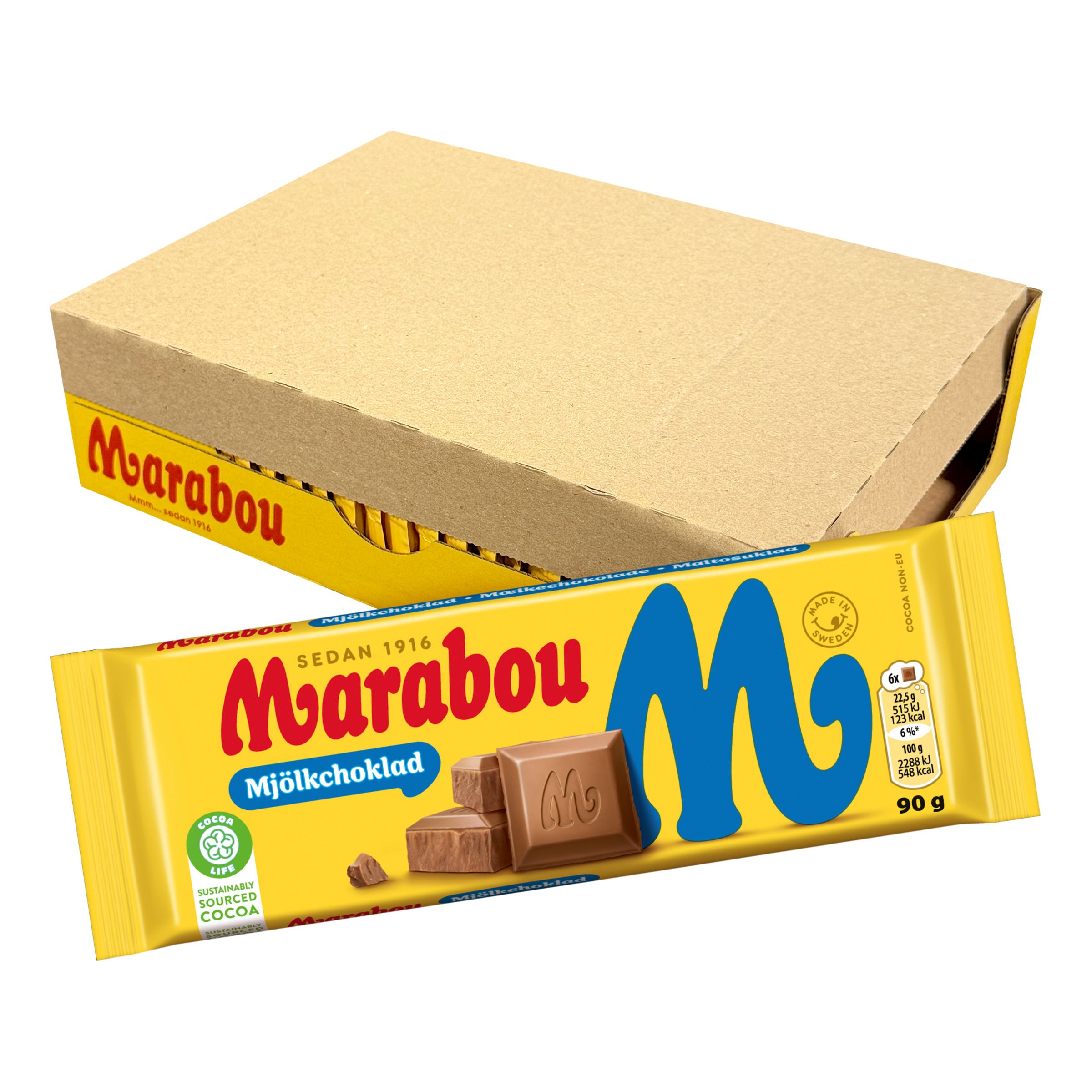 Marabou Mjölkchoklad Chokladkakor Storpack - 24-pack | Hem - Godis & Läsk - Godis - Choklad | Pryloteket