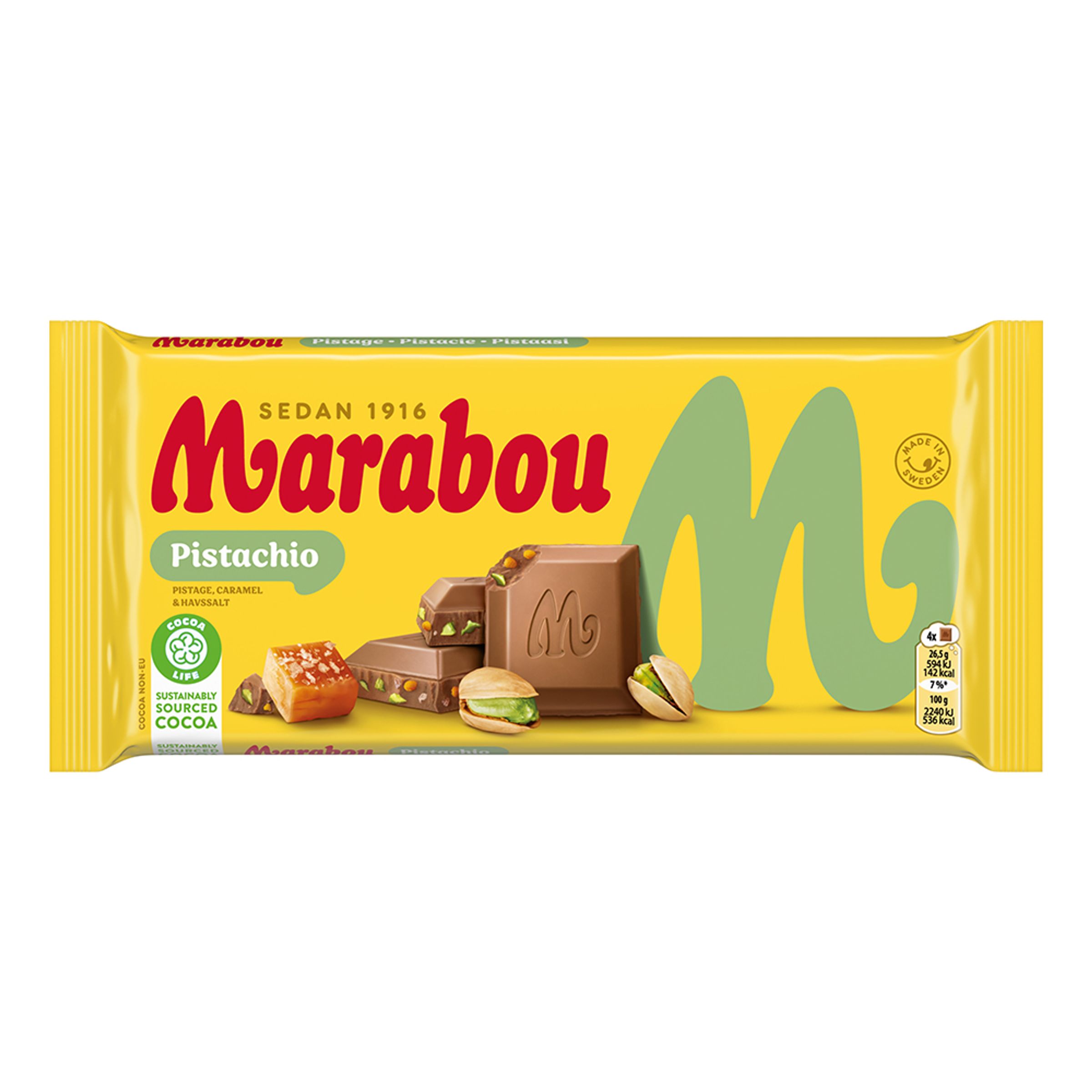 Marabou Pistachio Chokladkaka - 185 gram