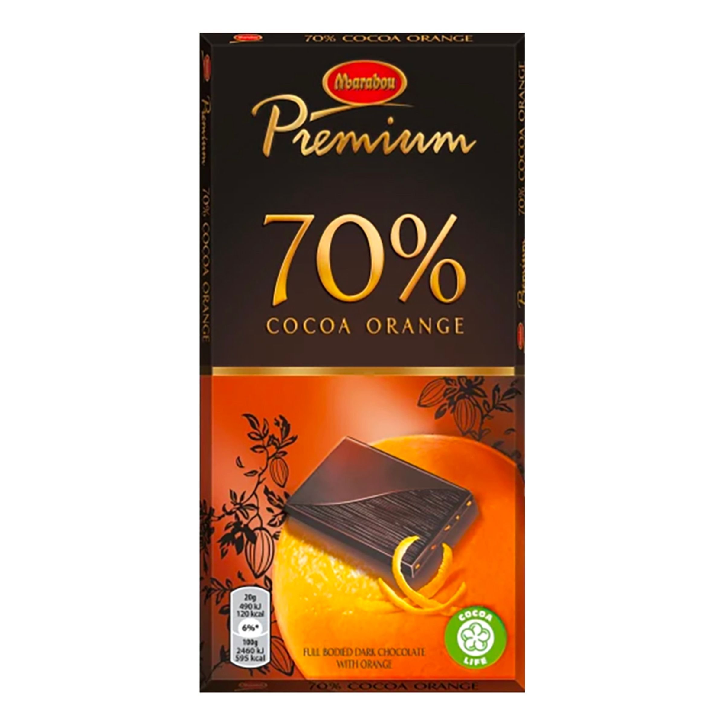 Marabou Premium Dark Orange - 100 gram