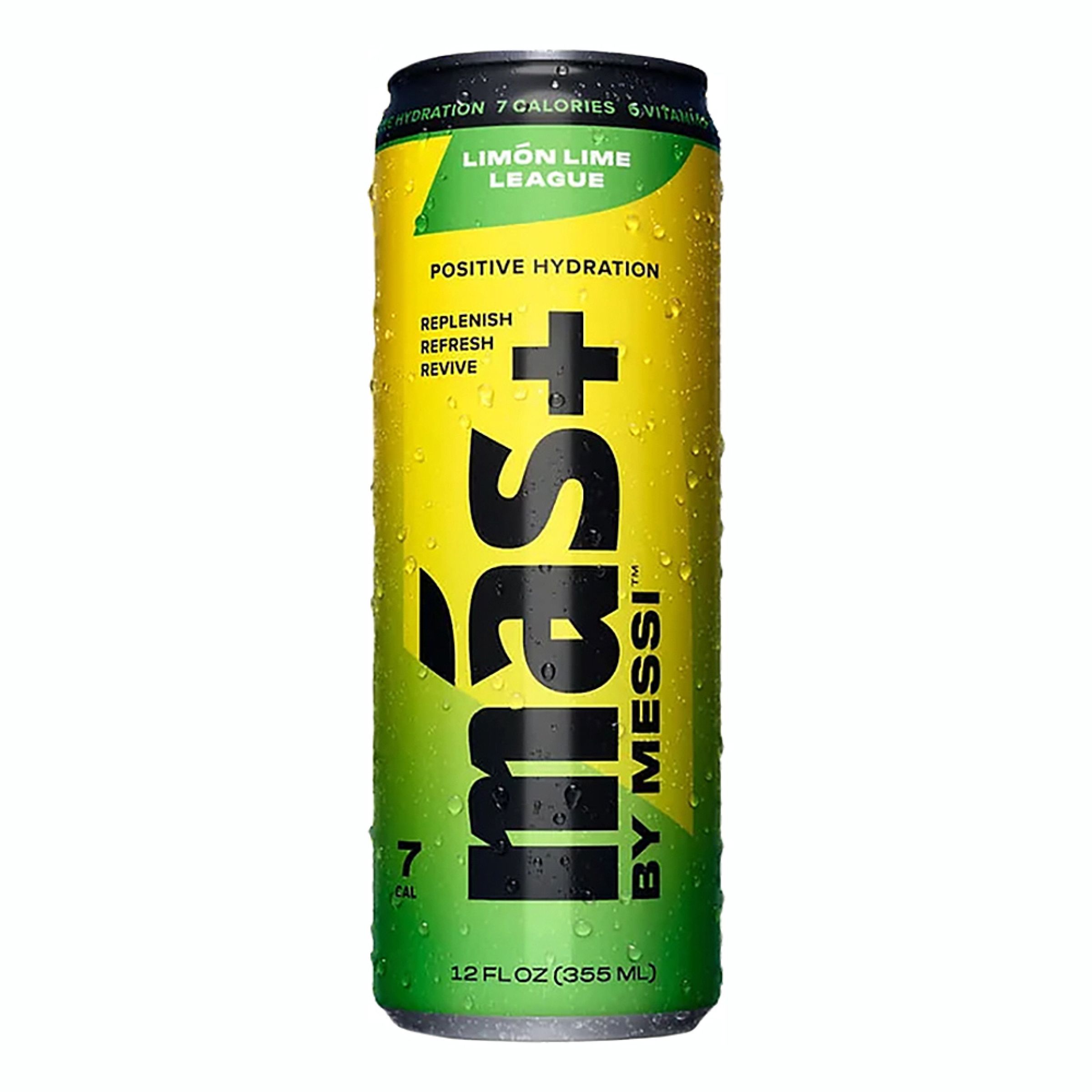 Läs mer om Más+ by Messi Limón Lime - 355 ml