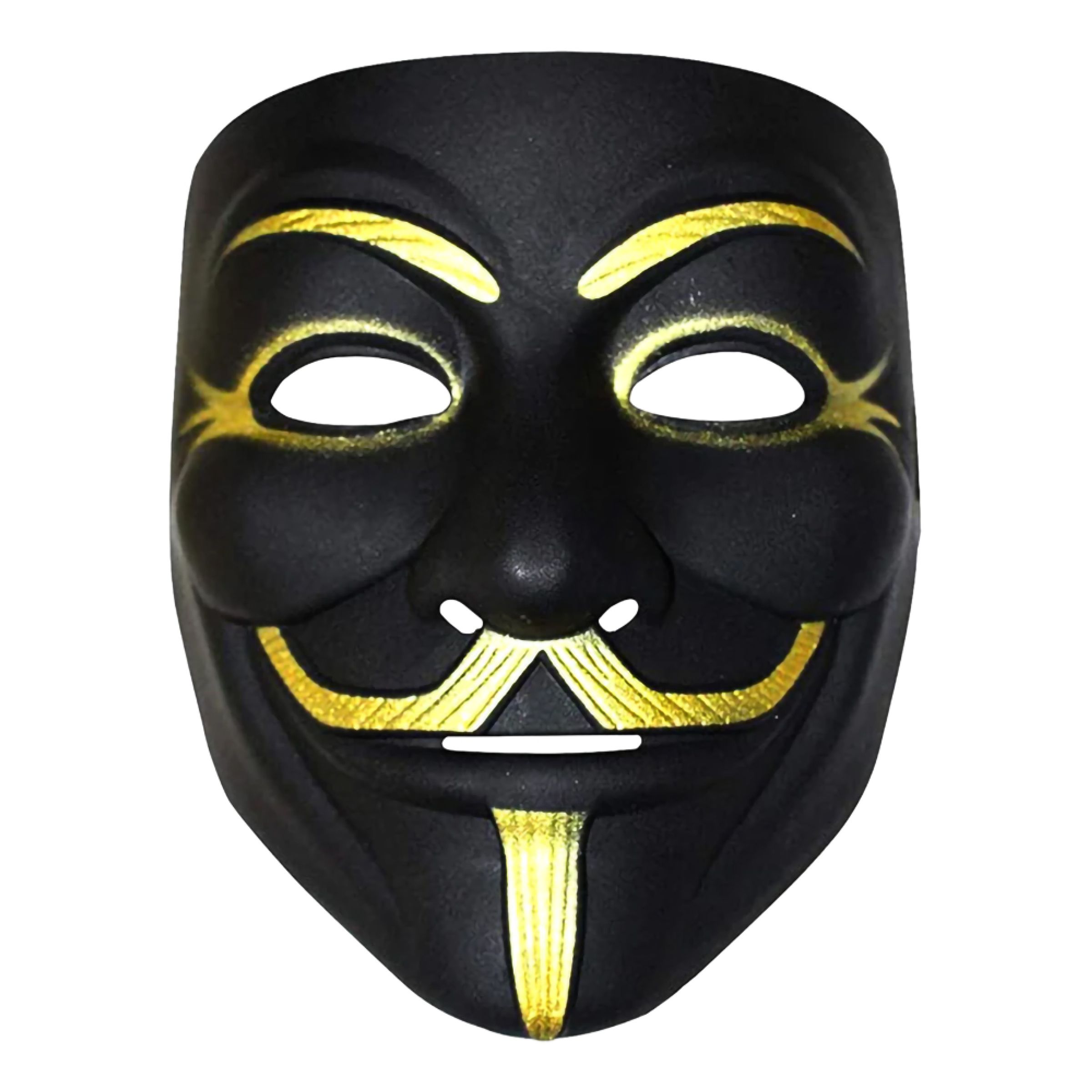 Mask Anonymous Svart - One size | Hem - Maskerad - Masker - Halloweenmasker | Maskeradspecialisten