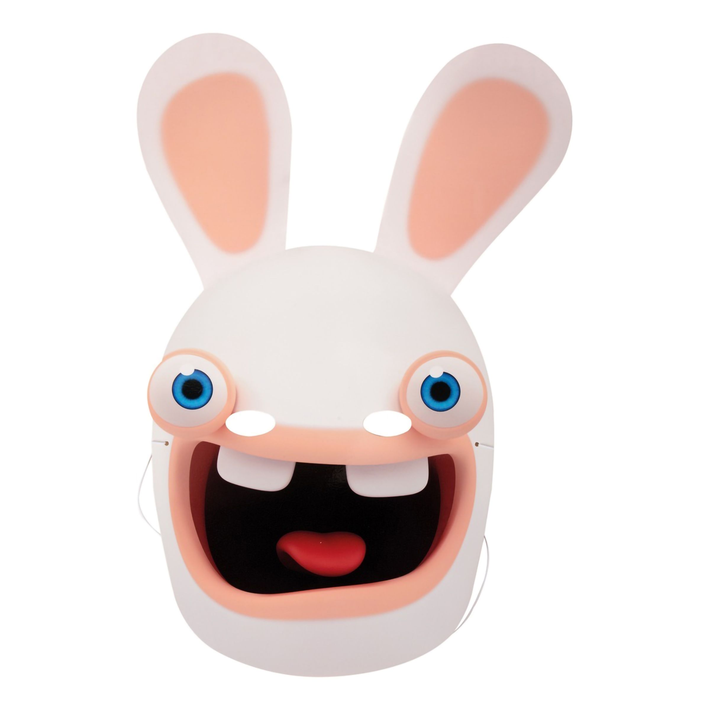 Mask Raving Rabbids&trade; i Papp - One size | Hem - Maskerad - Masker - Barnmasker | Pryloteket
