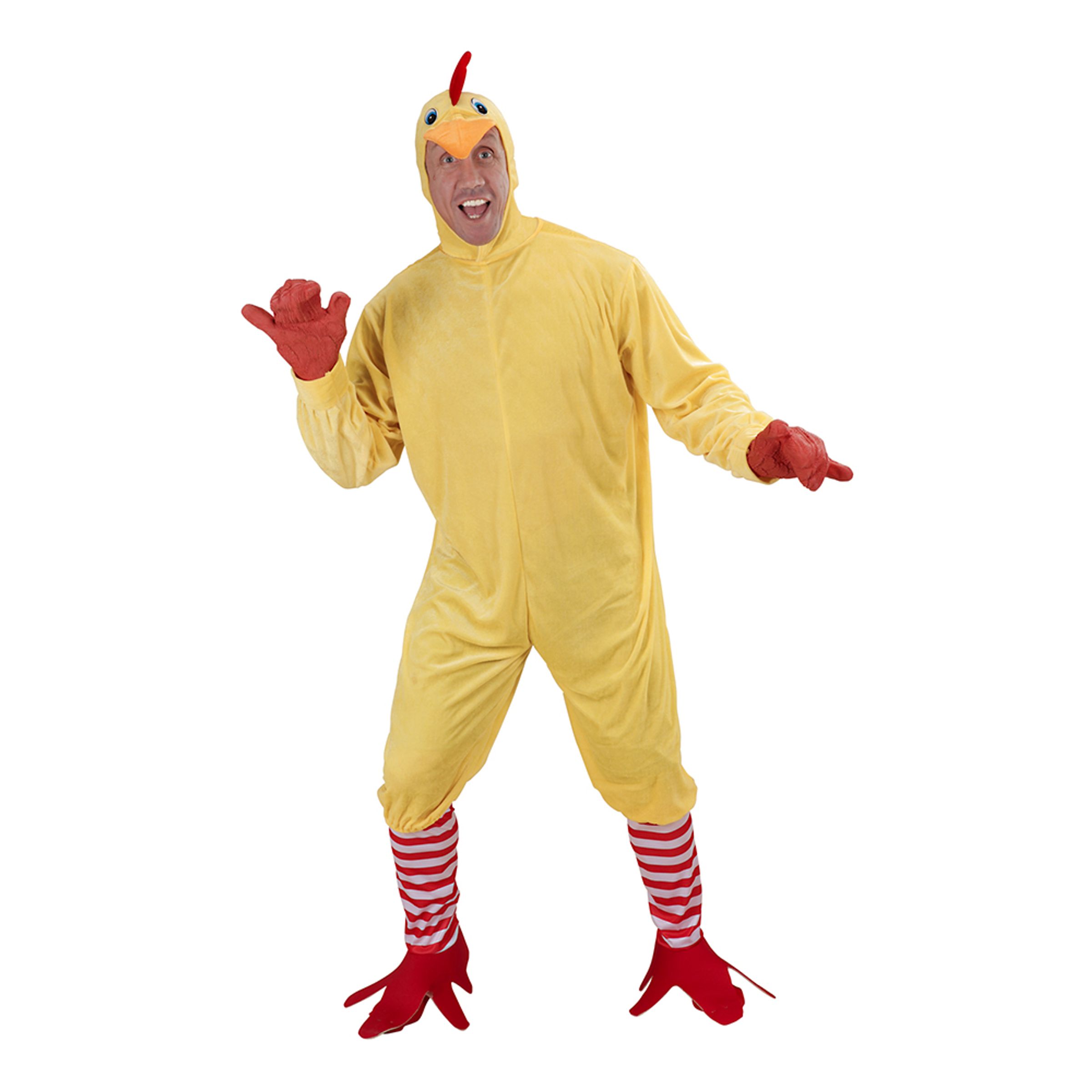 Kyckling-produkter - Kyckling Jumpsuit Maskeraddräkt - Medium