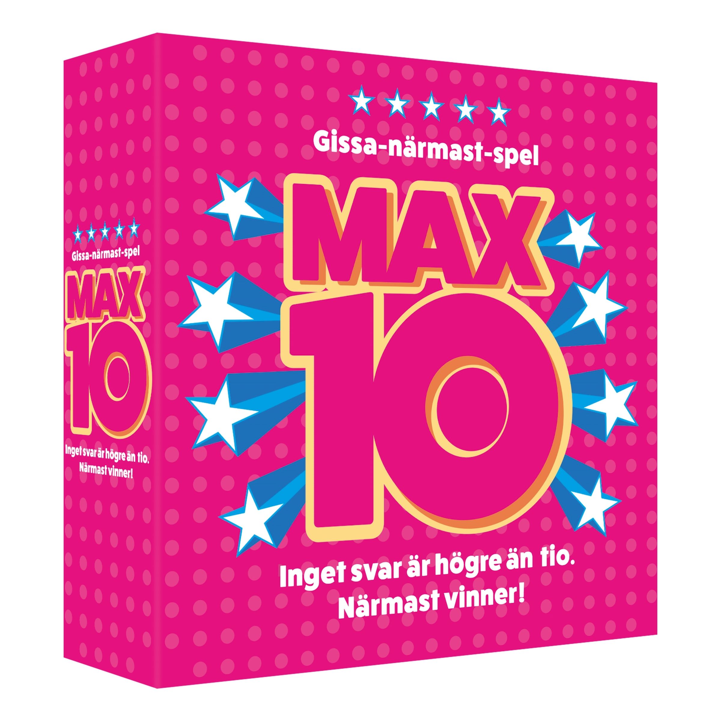 Max 10 Gissa-närmast-spel