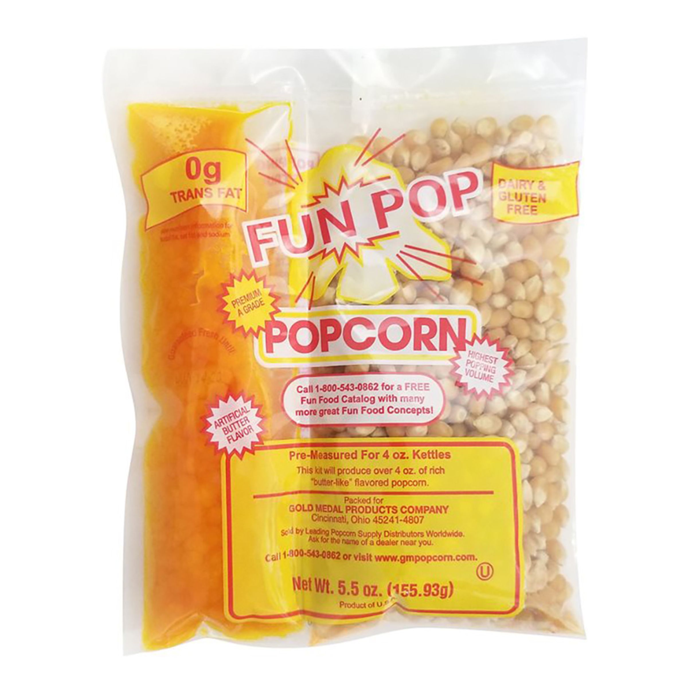 Läs mer om Mega-Pop Popcorn Kit - 227 gram