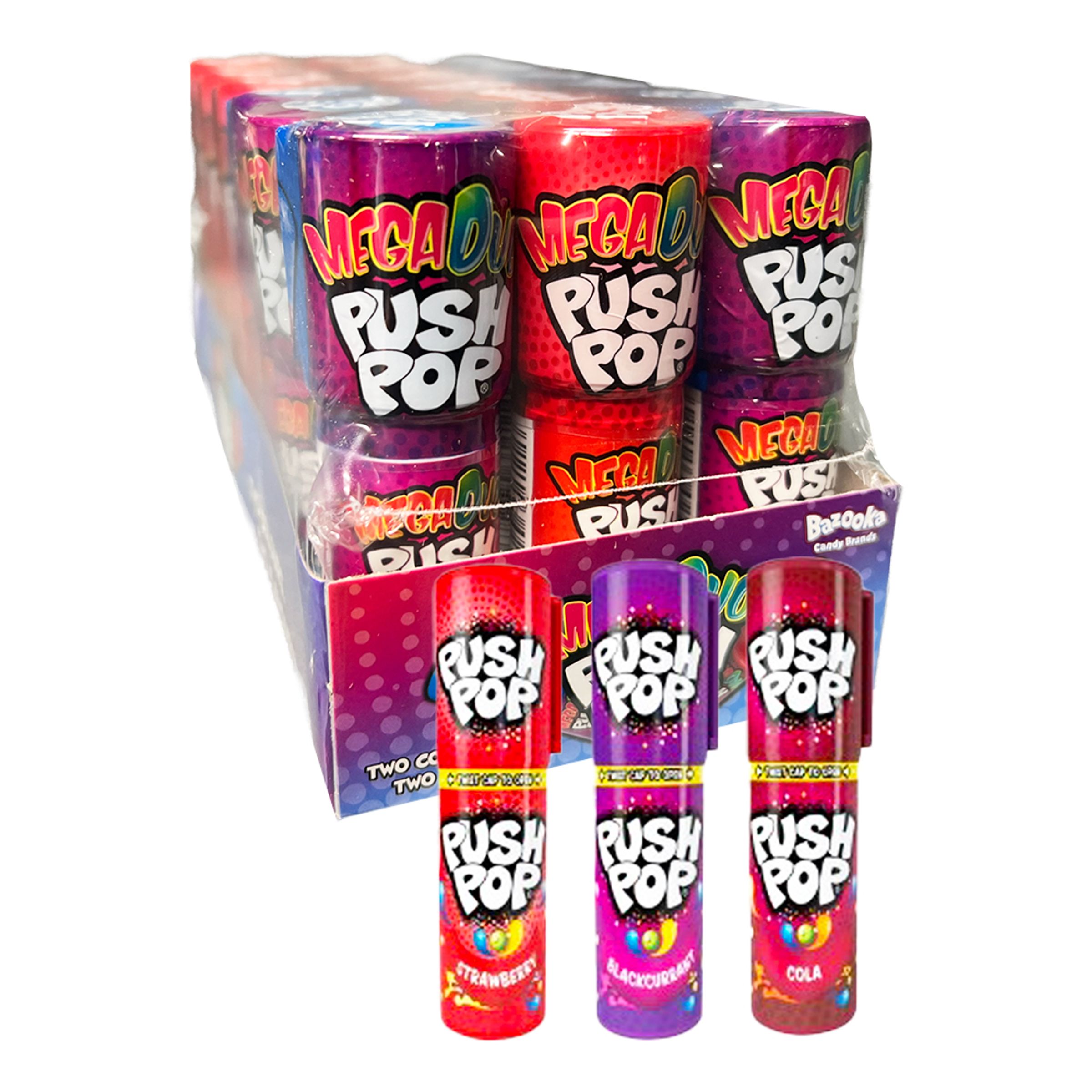 Mega Push Pop Duo Storpack - 18-pack