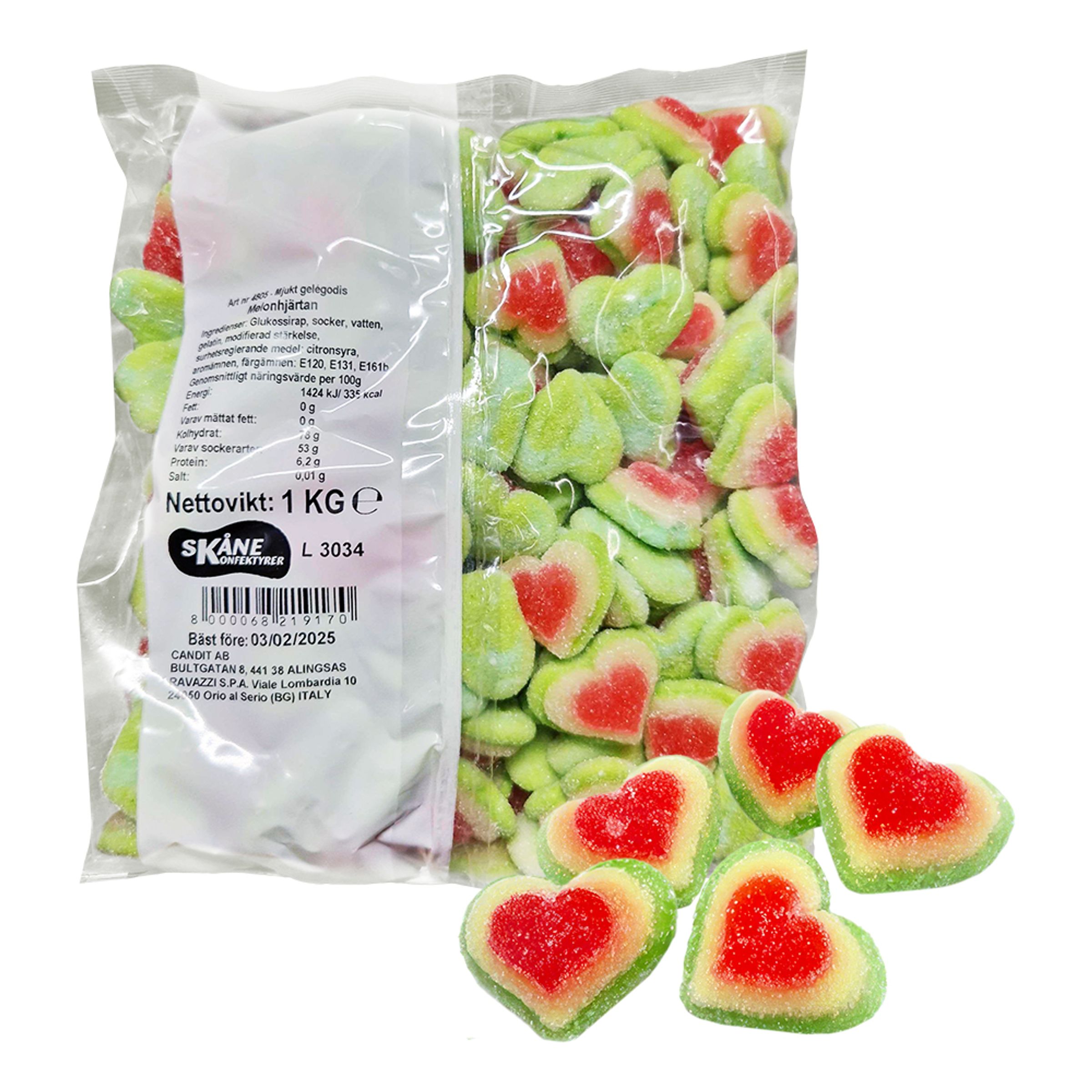 Läs mer om Melonhjärtan Storpack - 1 kg