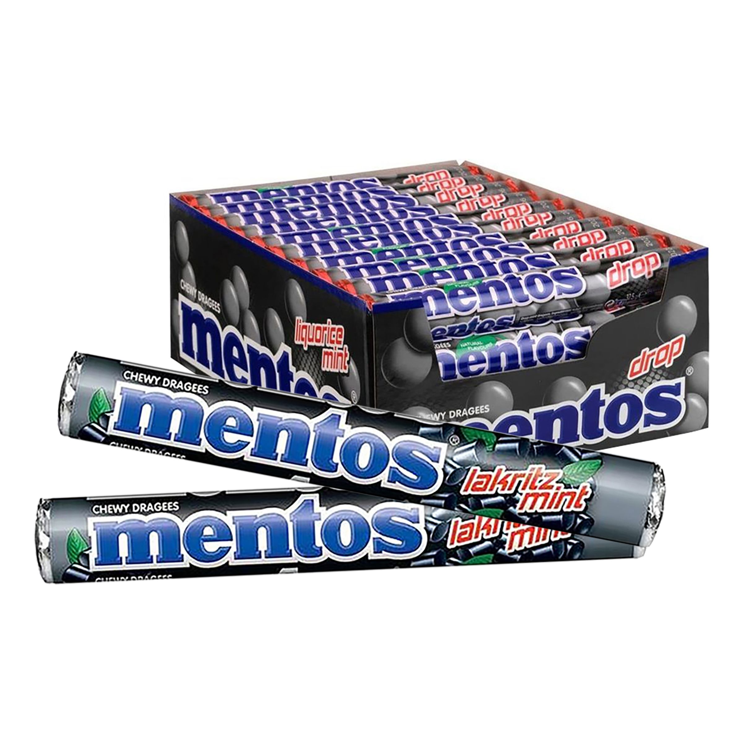 Mentos Liquorice Mint Økonomipakke - 40-pack