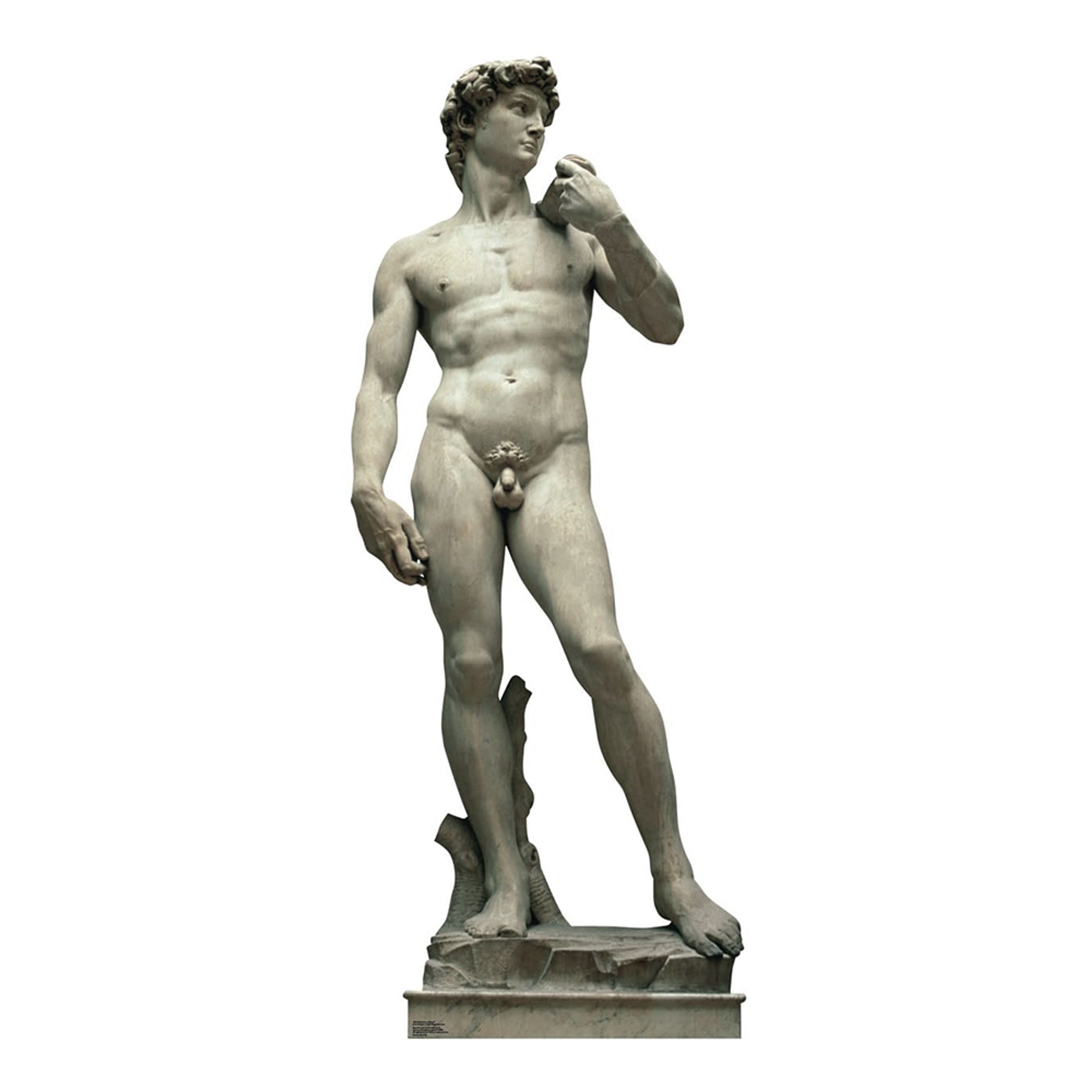 Michelangelos David Staty Kartongfigur