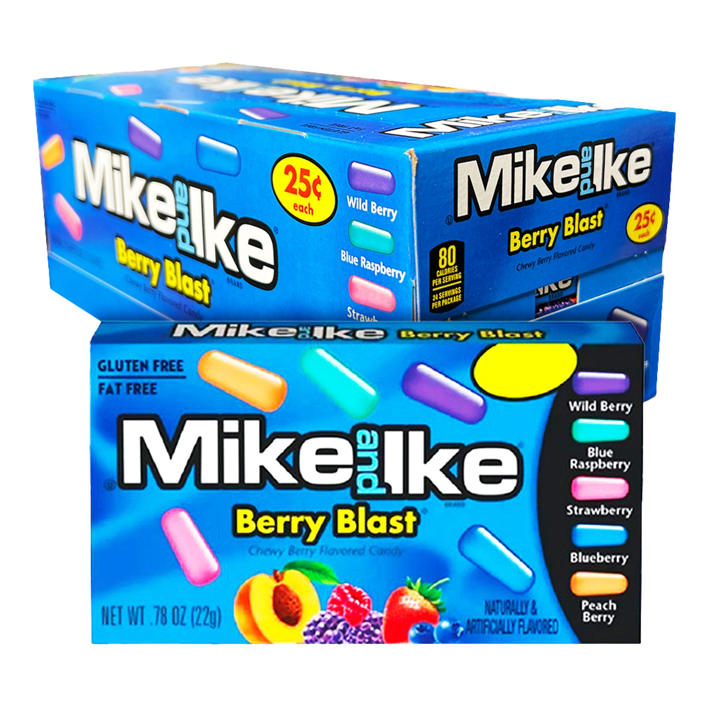 Mike and Ike Berry Blast Storpack - 24-pack