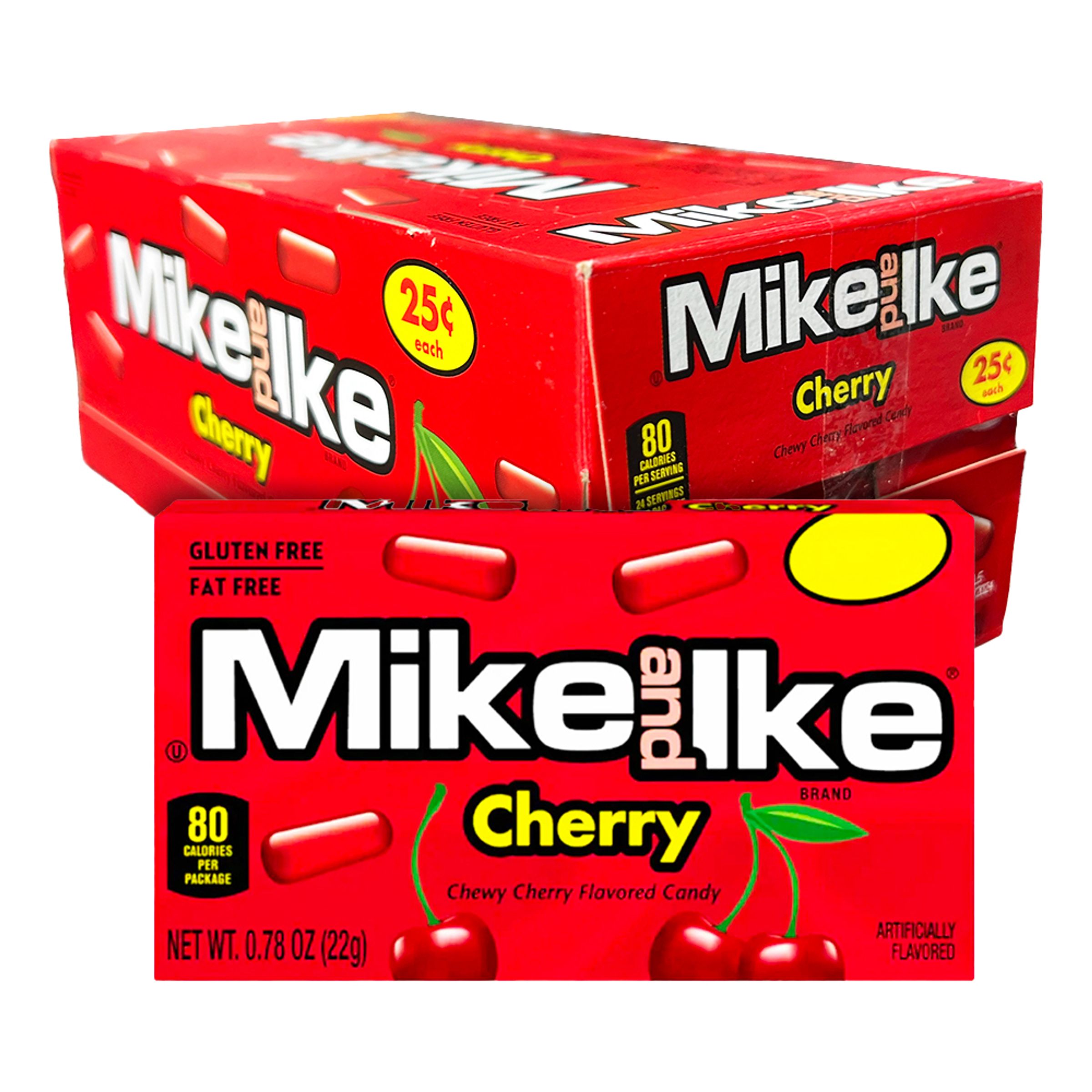 Läs mer om Mike and Ike Cherry Storpack - 24-pack