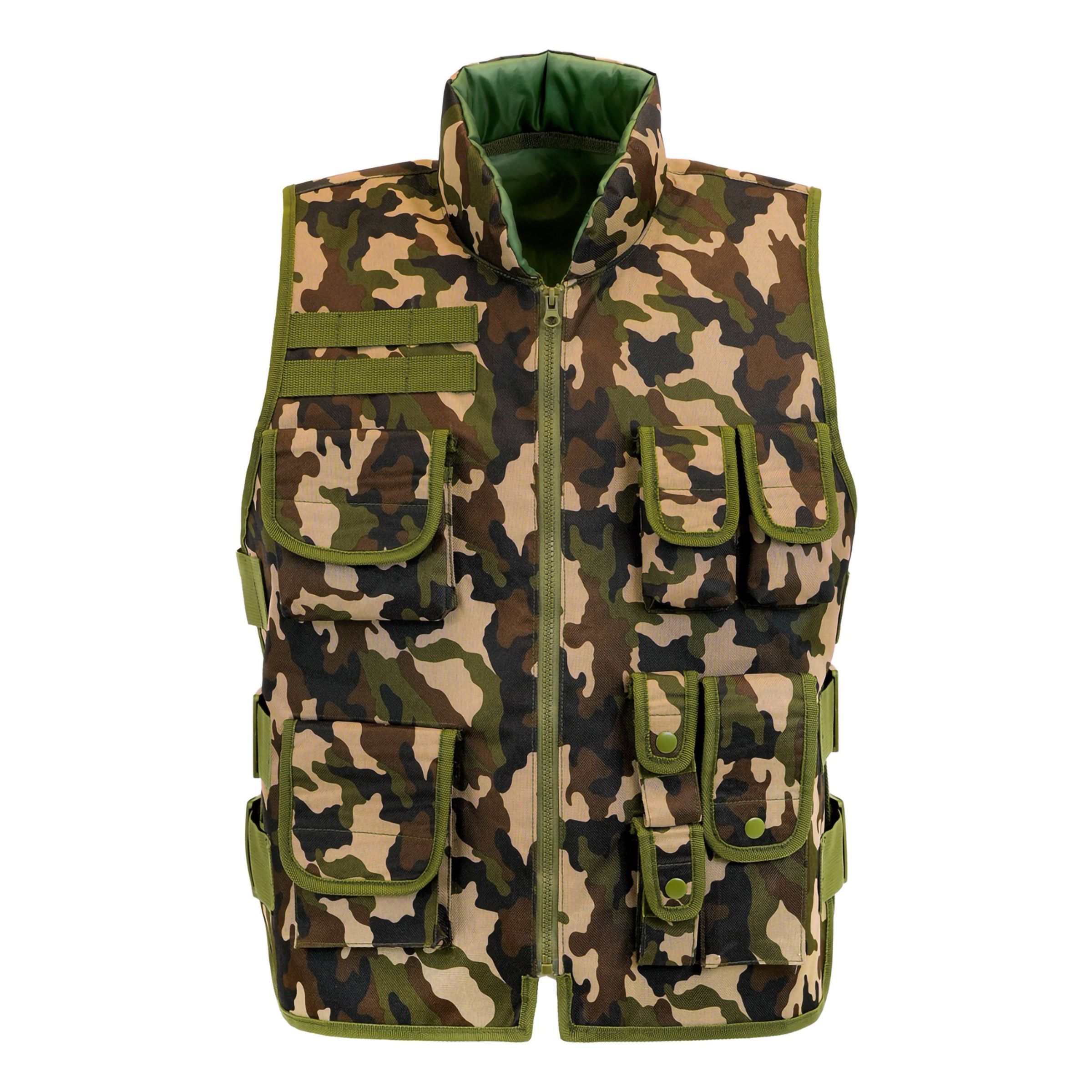 Militär Väst Kamouflage - Large/X-large | Hem - Maskerad - Maskeraddräkter - Militärdräkter | Party Outlet