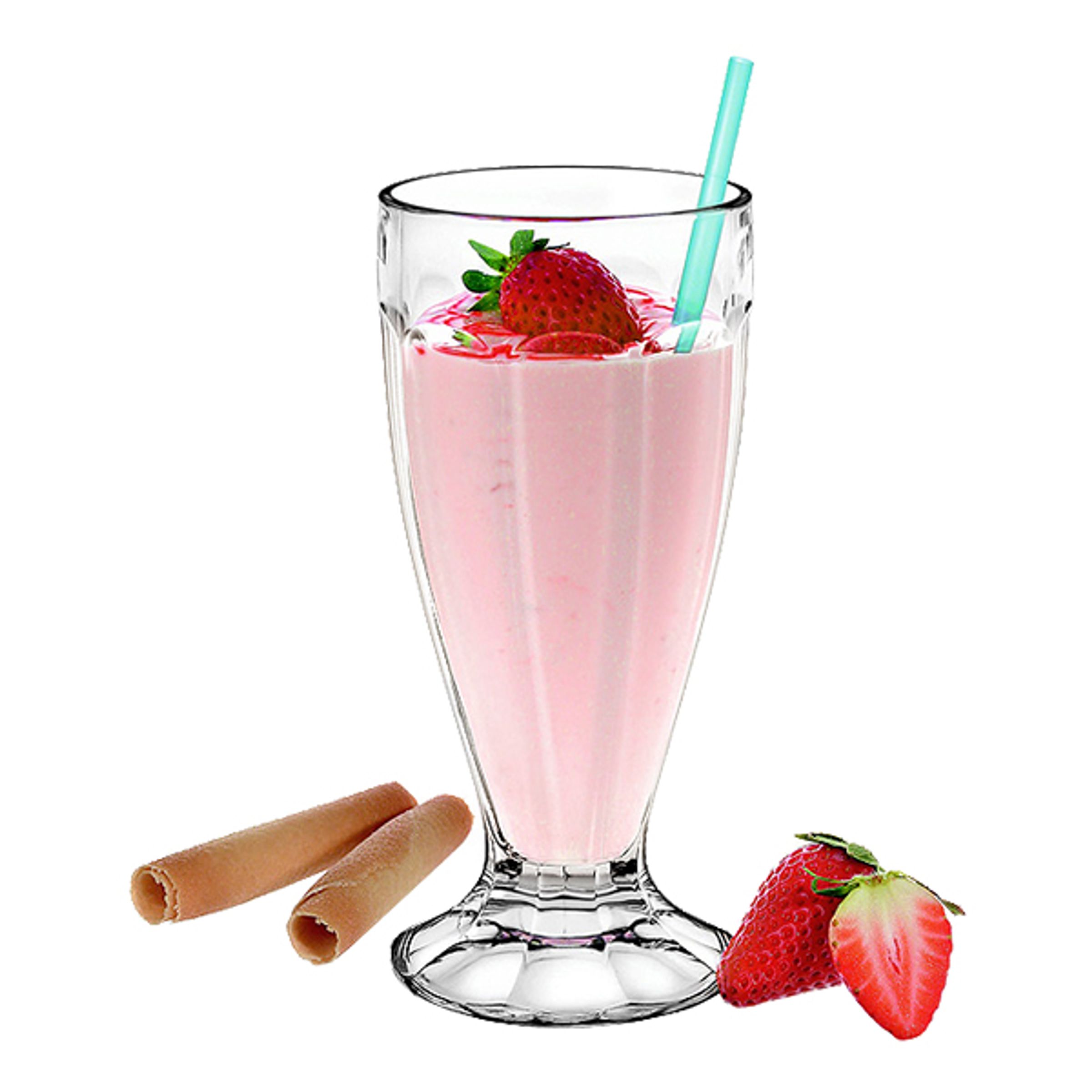 Milkshake Läskglas - 6-pack