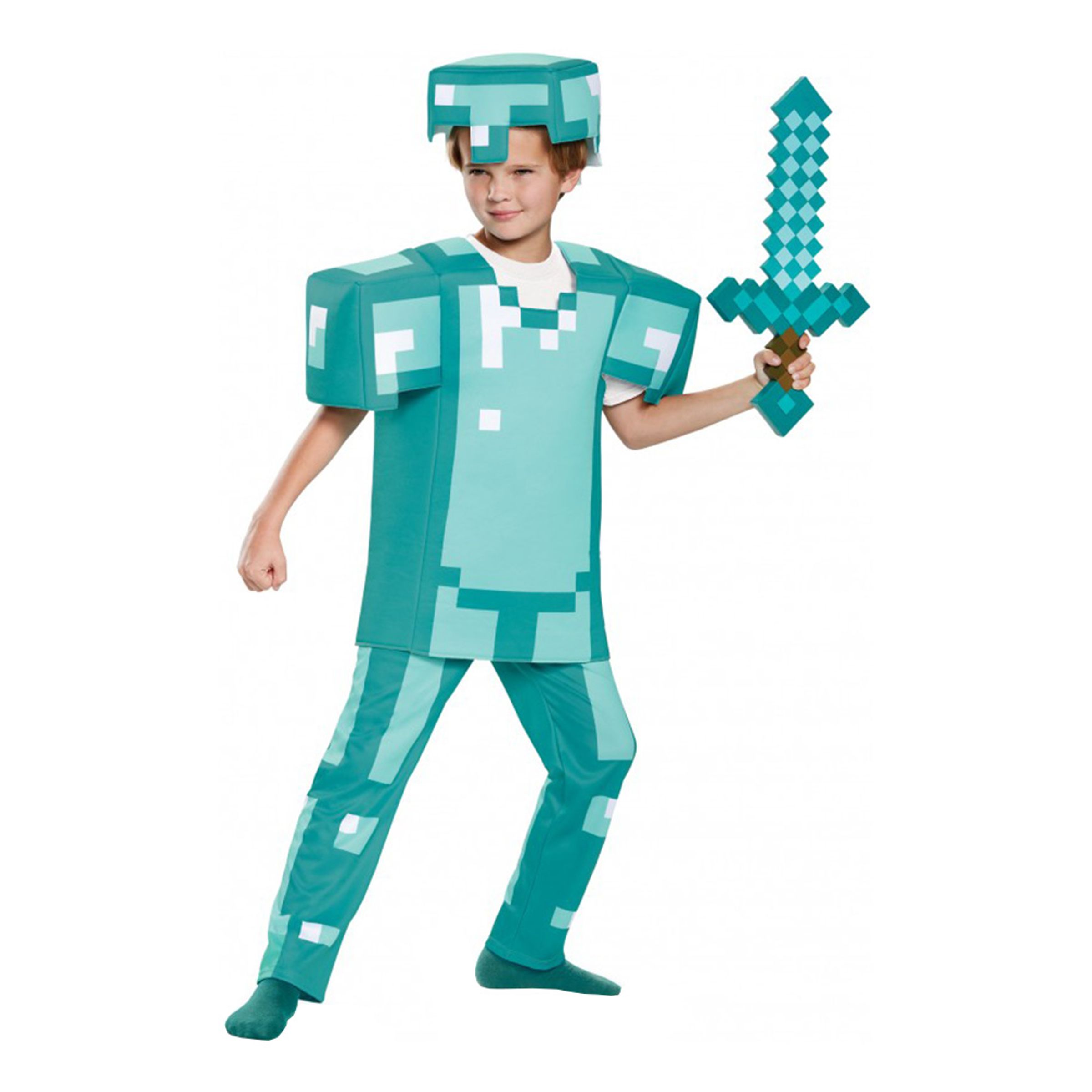 Minecraft Armor Deluxe Barn Maskeraddräkt - Small