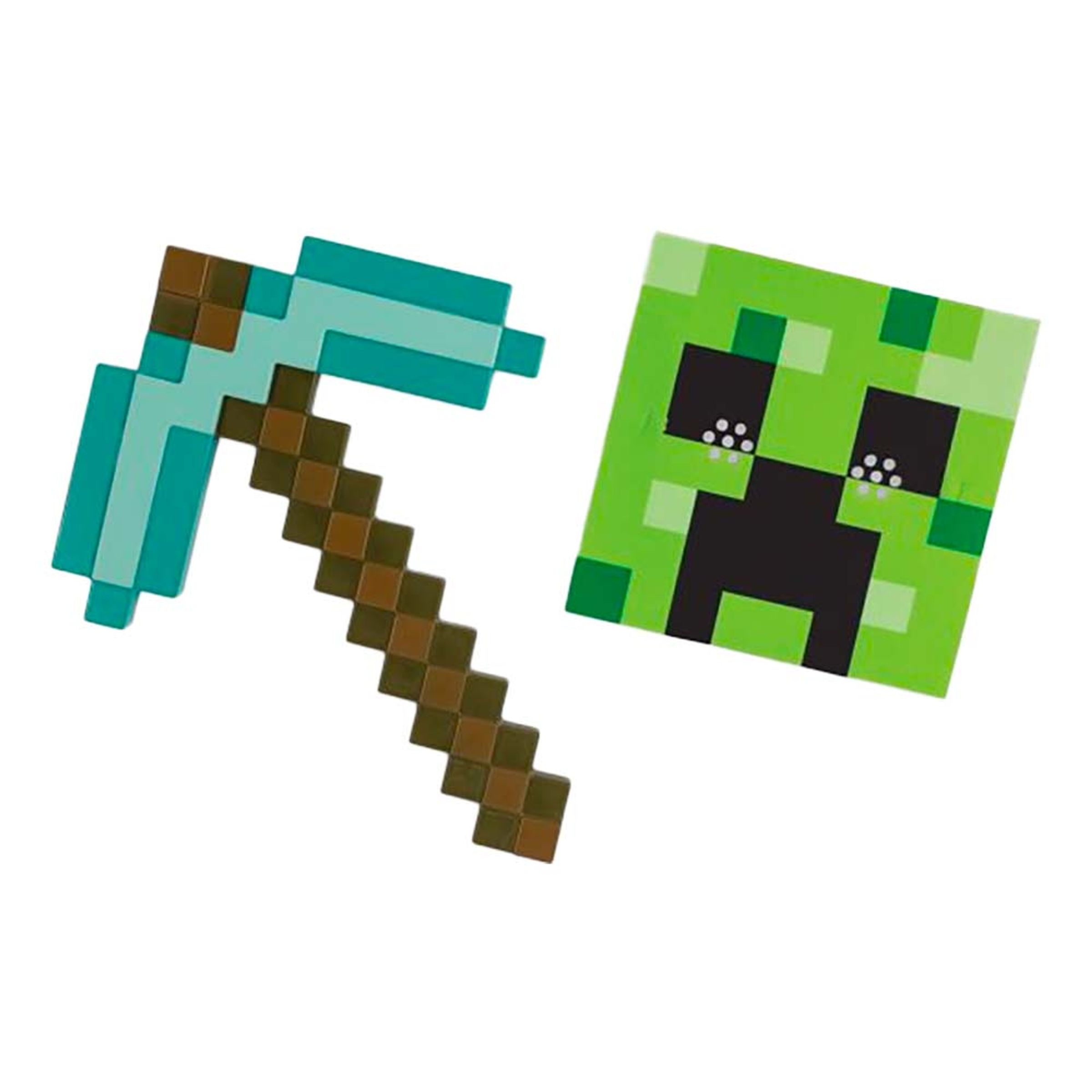 Minecraft Creeper Mask & Hacka för Barn