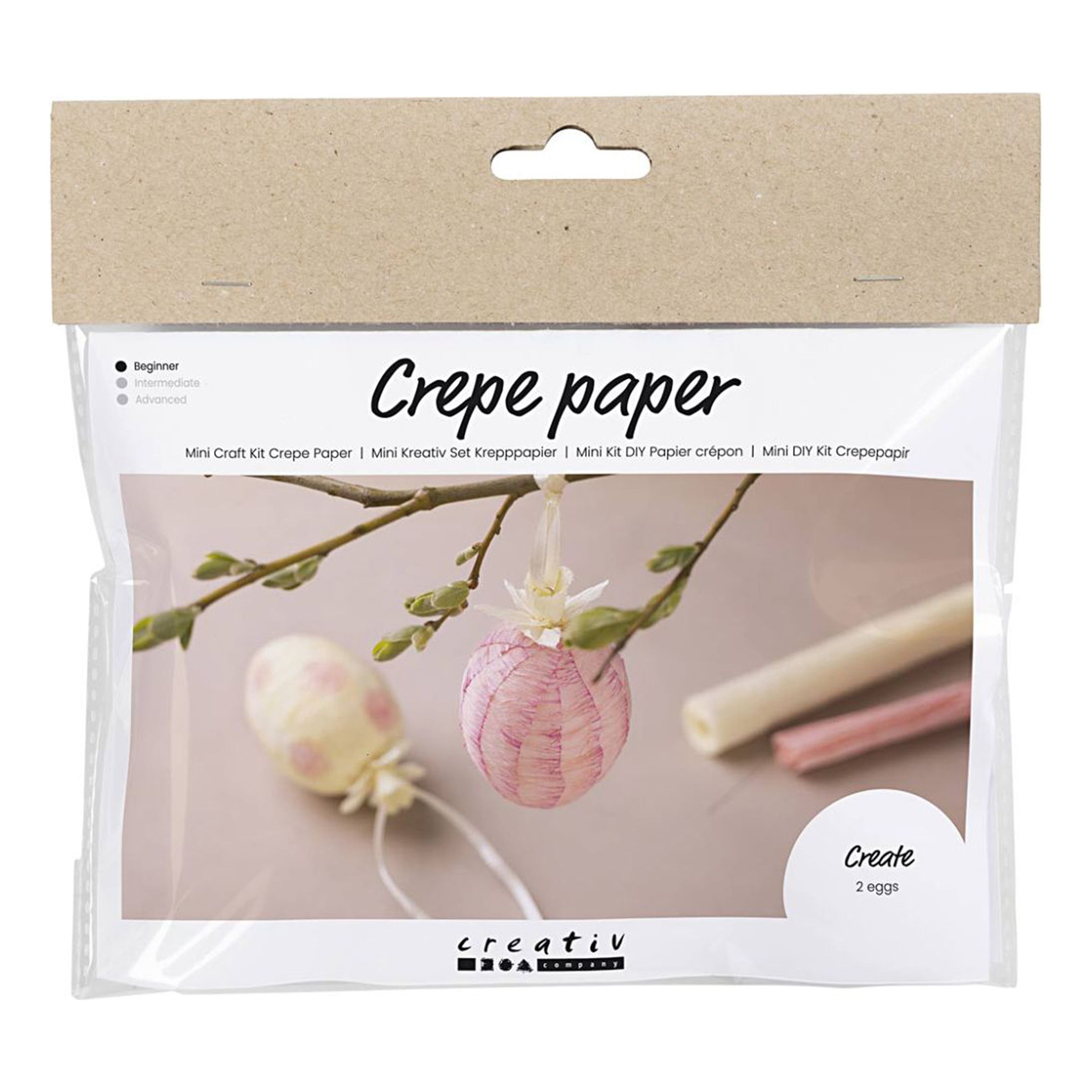 Mini DIY Kit Crepepapper Påskägg | Hem - Teman - Högtider - Påsk - Påskpynt | Maskeradspecialisten