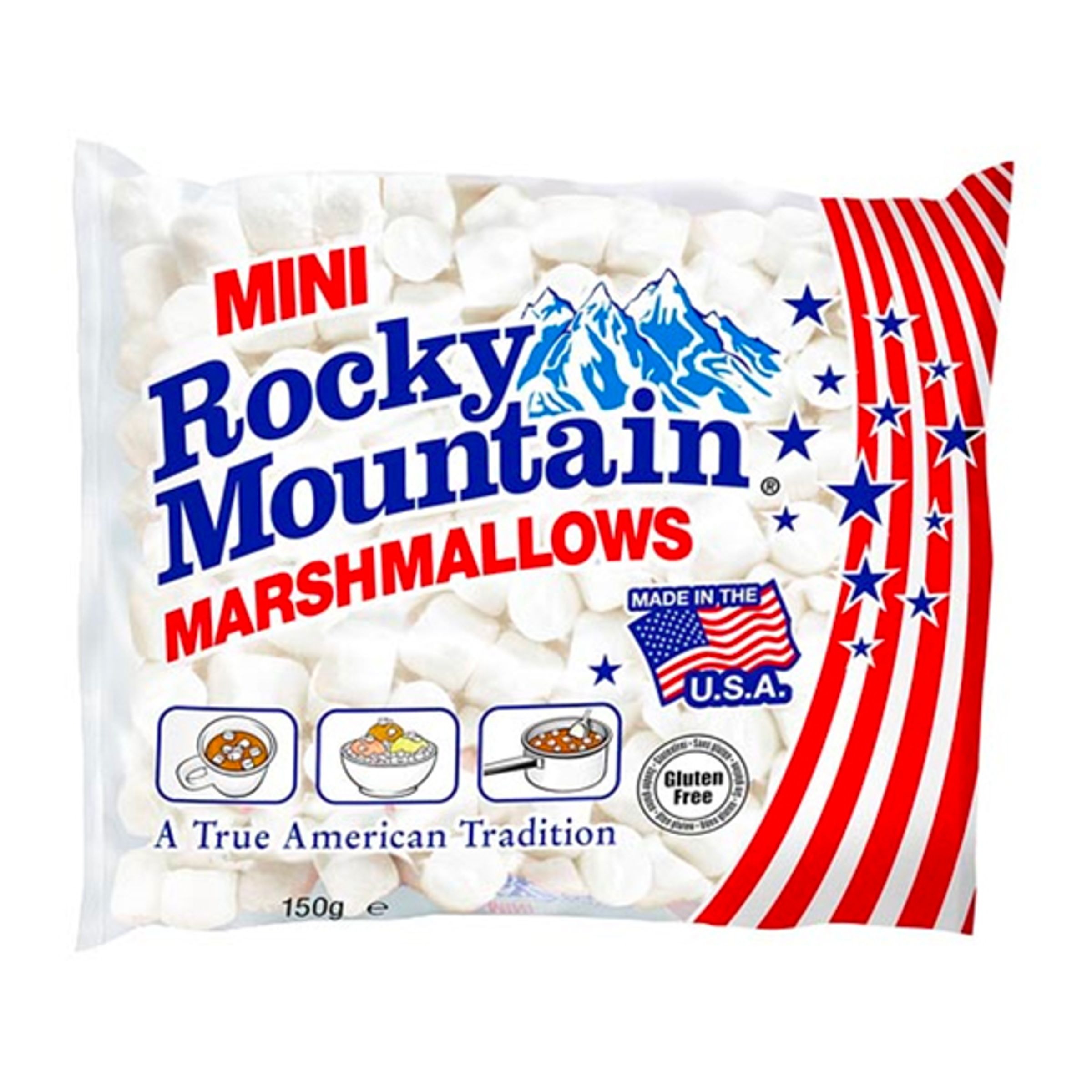 Läs mer om Mini Rocky Mountain Marshmallows - 150 gram