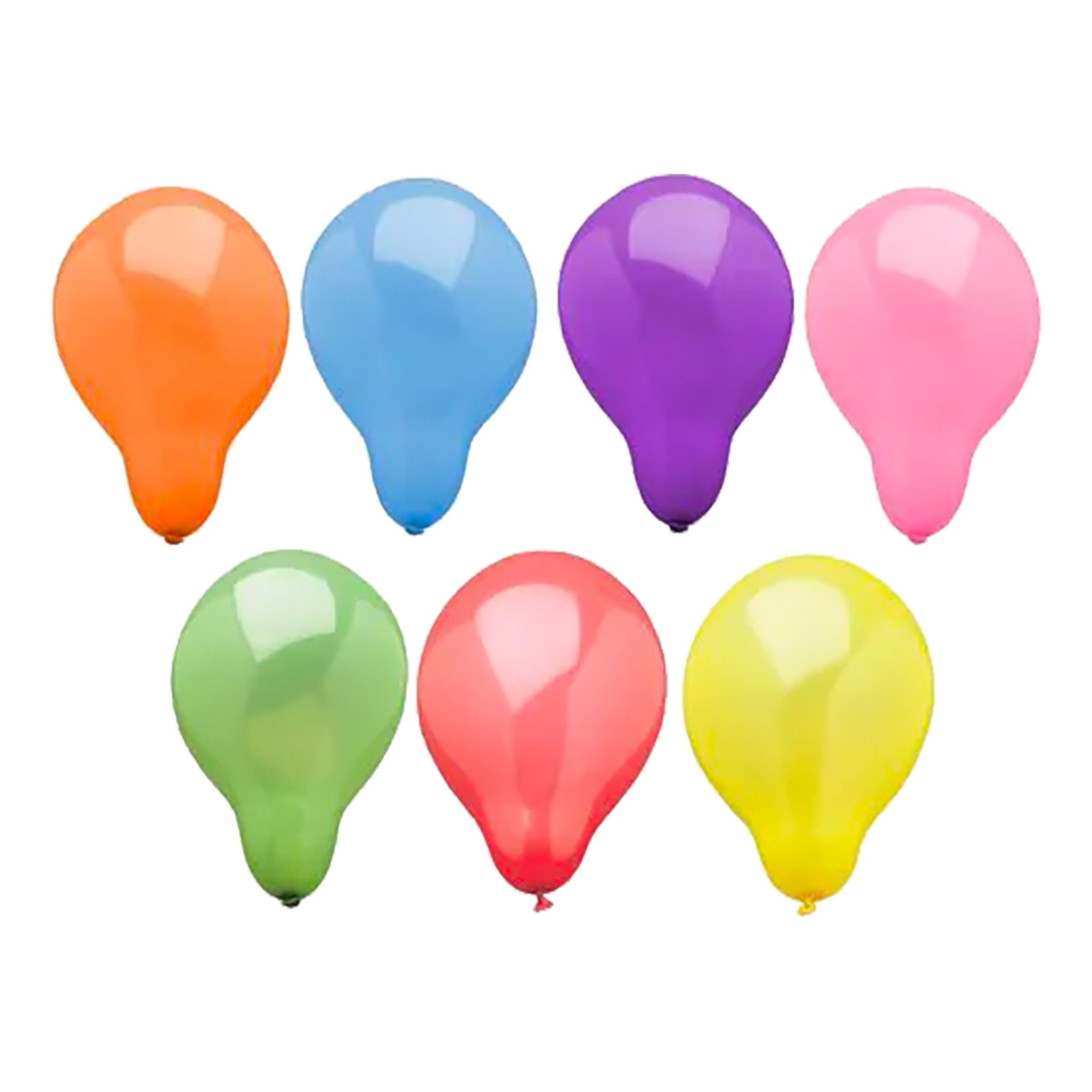 Läs mer om Miniballonger Färgmix - 25-pack