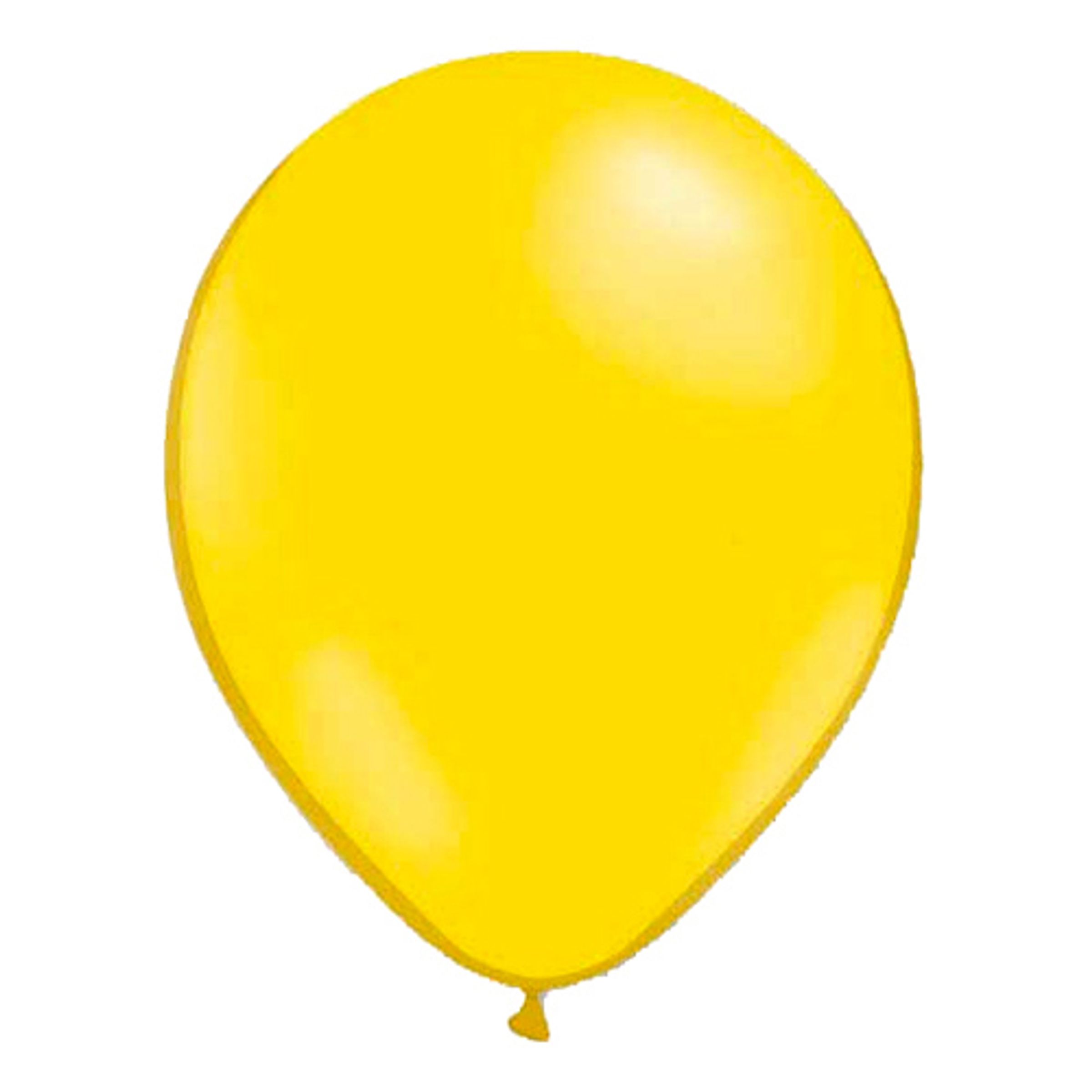 Läs mer om Miniballonger Gul - 100-pack