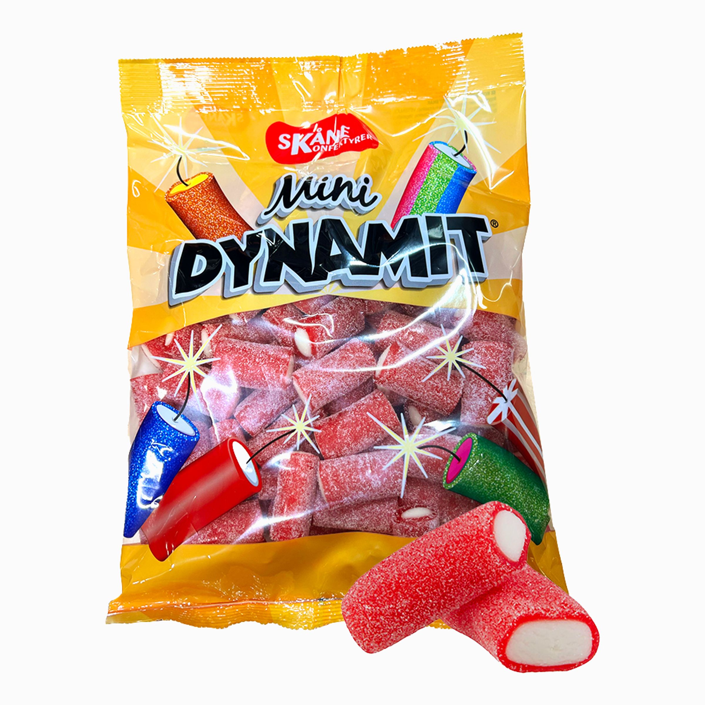 Minidynamit Sur Jordgubb Storpack - 1 kg