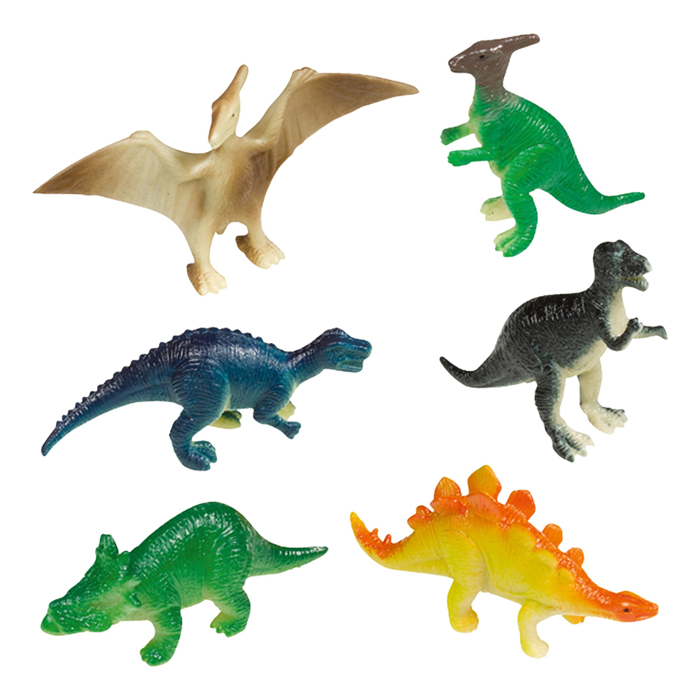 Minifigurer Happy Dinosaur - 8-pack | Hem//Roliga Prylar//Spel & Lek//Leksaker | PartyOutlet