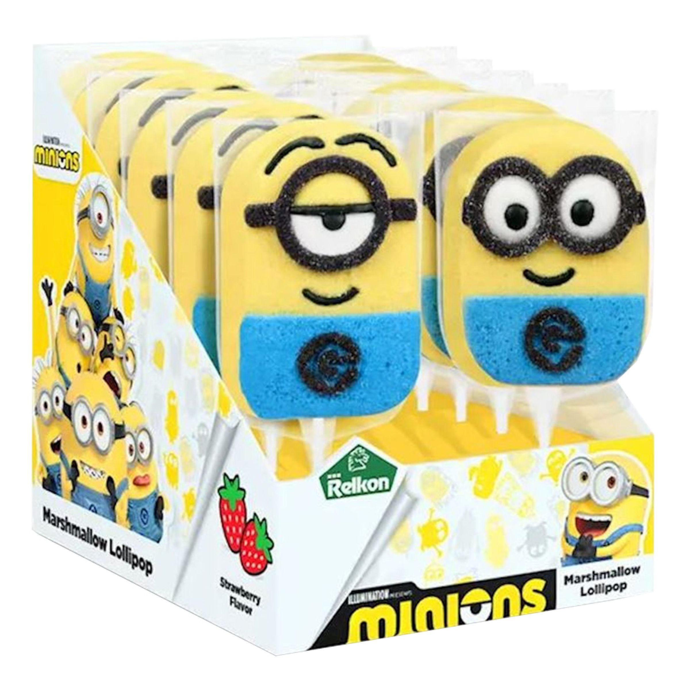 Minions Marshmallows Klubba - 12-pack | Hem - Godis & Läsk - Godis - Klubbor | Pryloteket