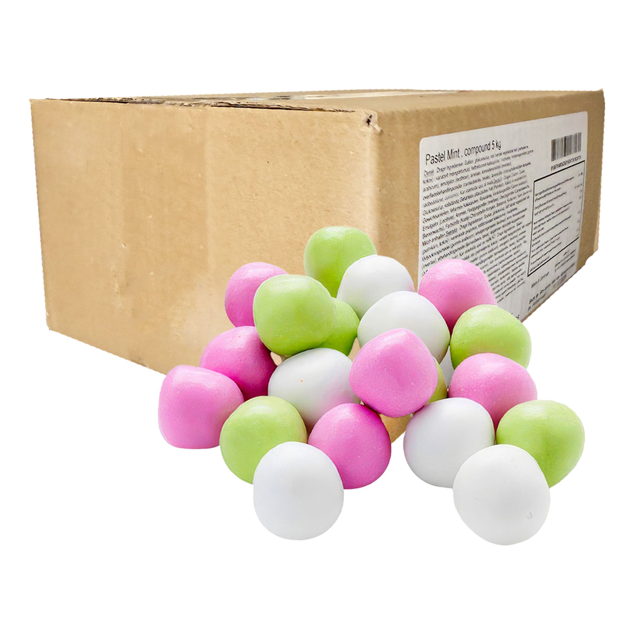 Mint Pastell Storpack - 5 kg | Hem - Godis & Läsk - Godis - Choklad | Maskeradspecialisten