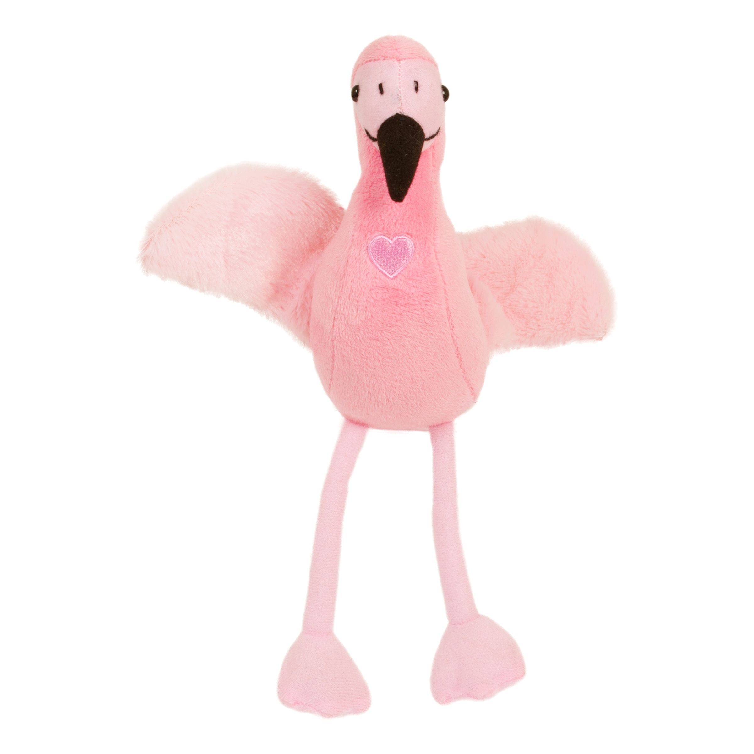 Mjukisdjur Flamingo med Hjärta