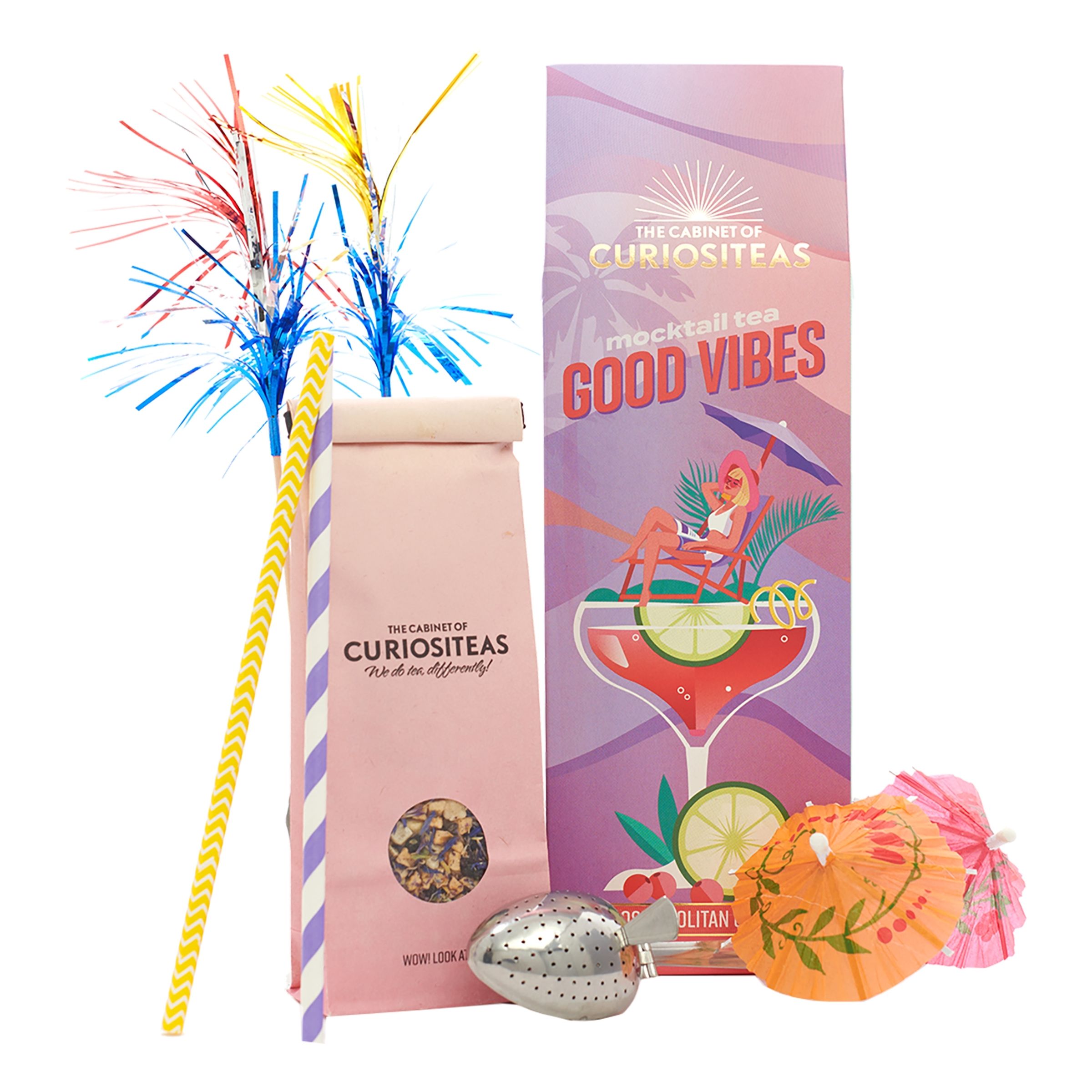 Mocktail Tea Good Vibes Cosmopolitian