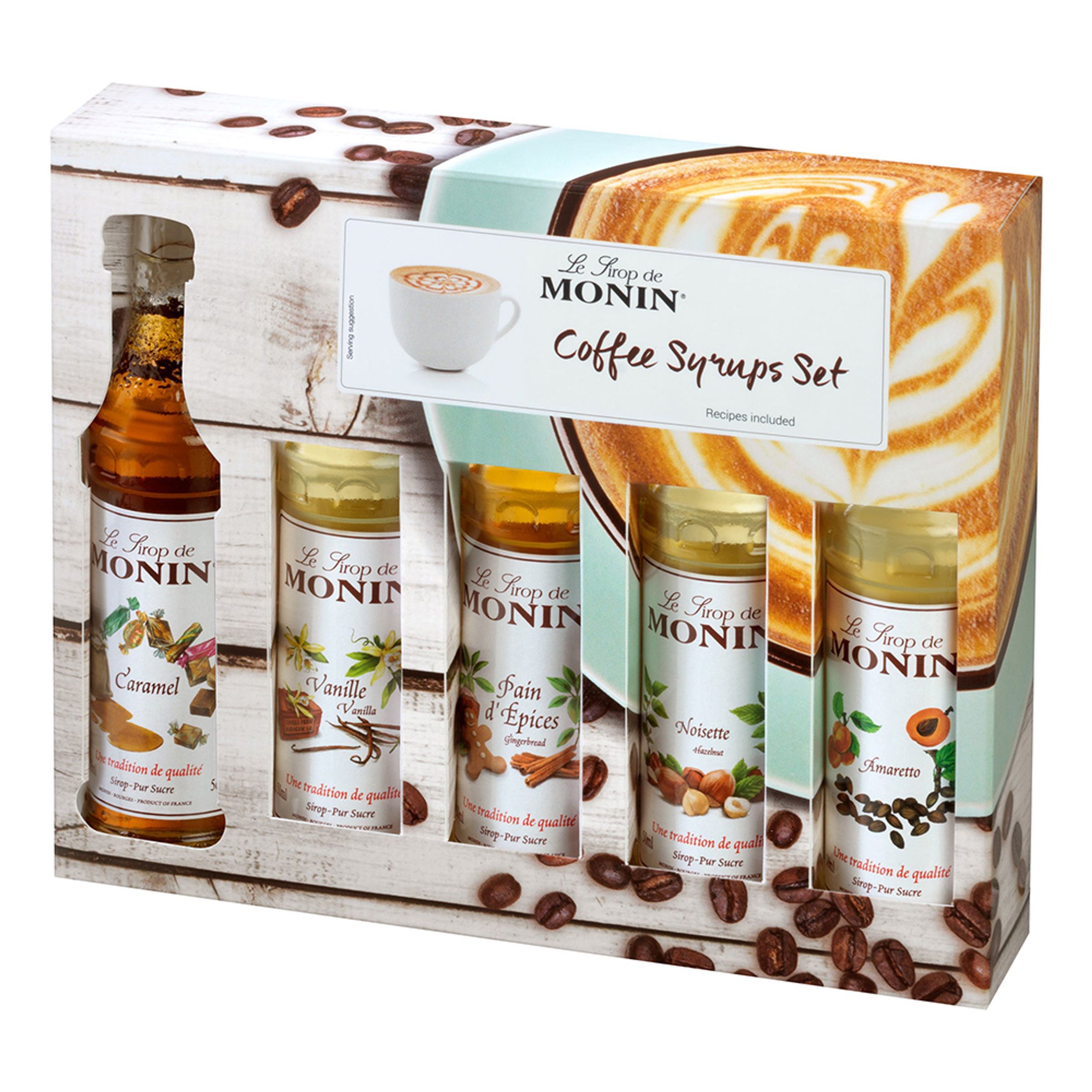 Monin Coffee Set Syrup - 5-pack