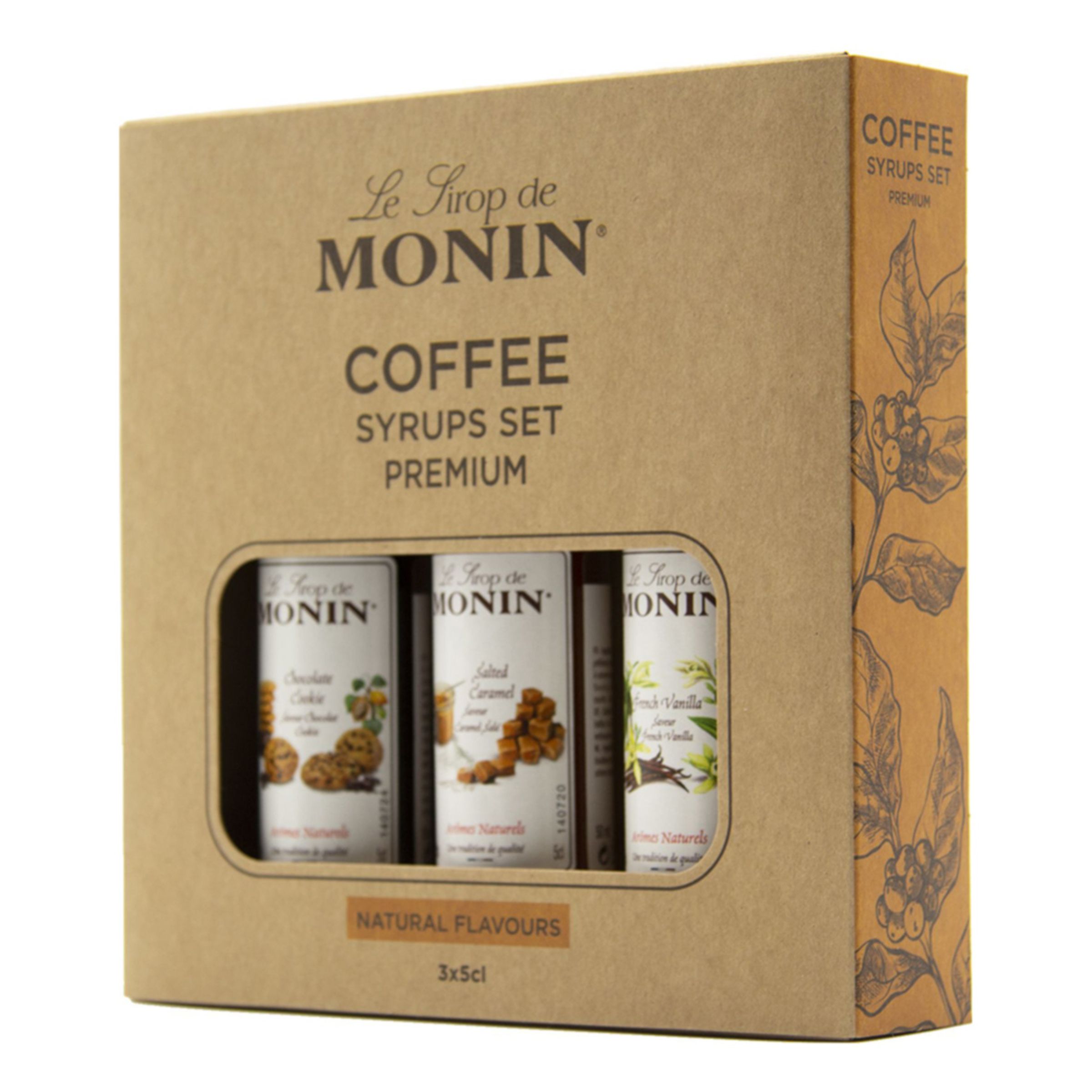 Monin Kaffesirap Presentkit - 3-pack