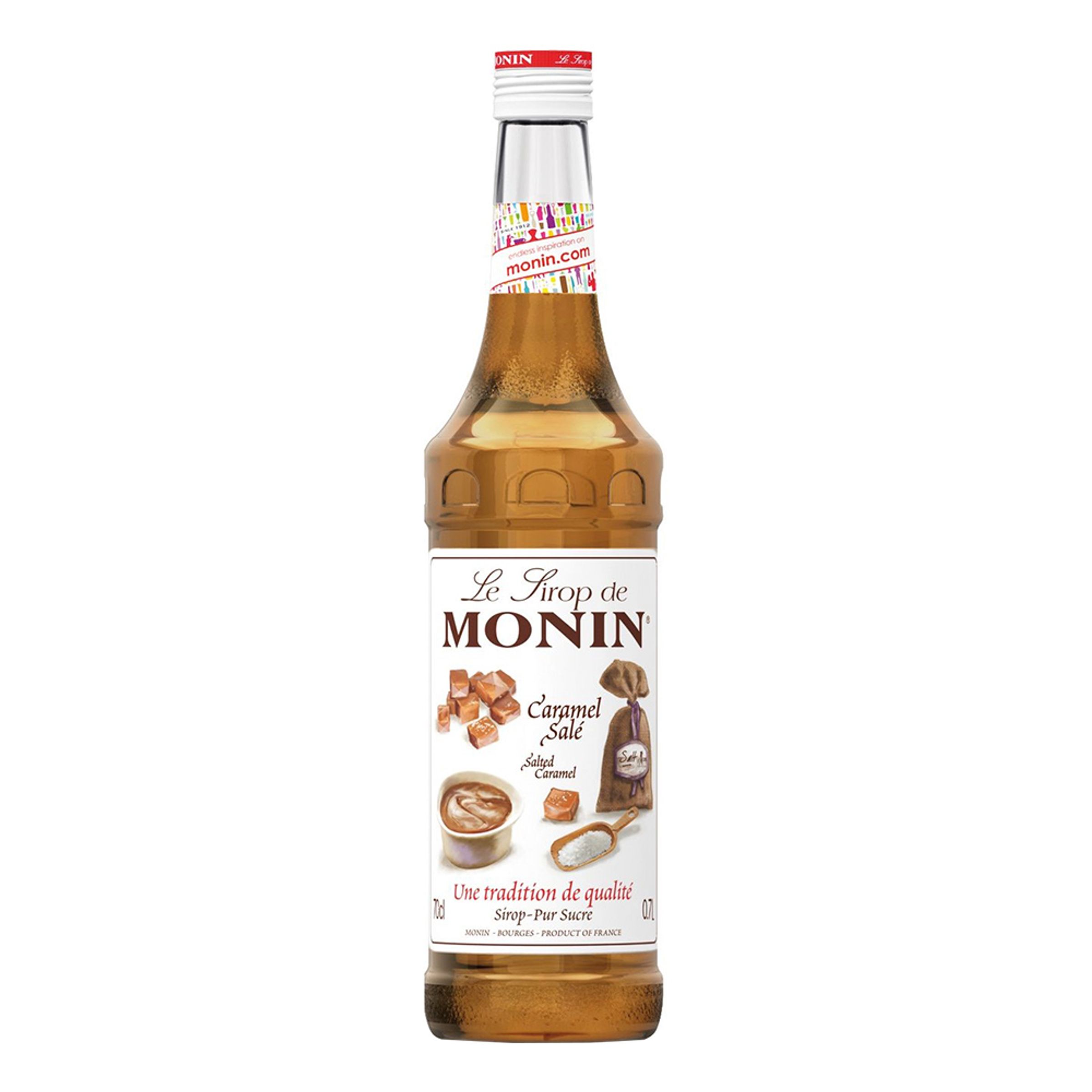 Läs mer om Monin Salted Caramel Syrup - 70 cl