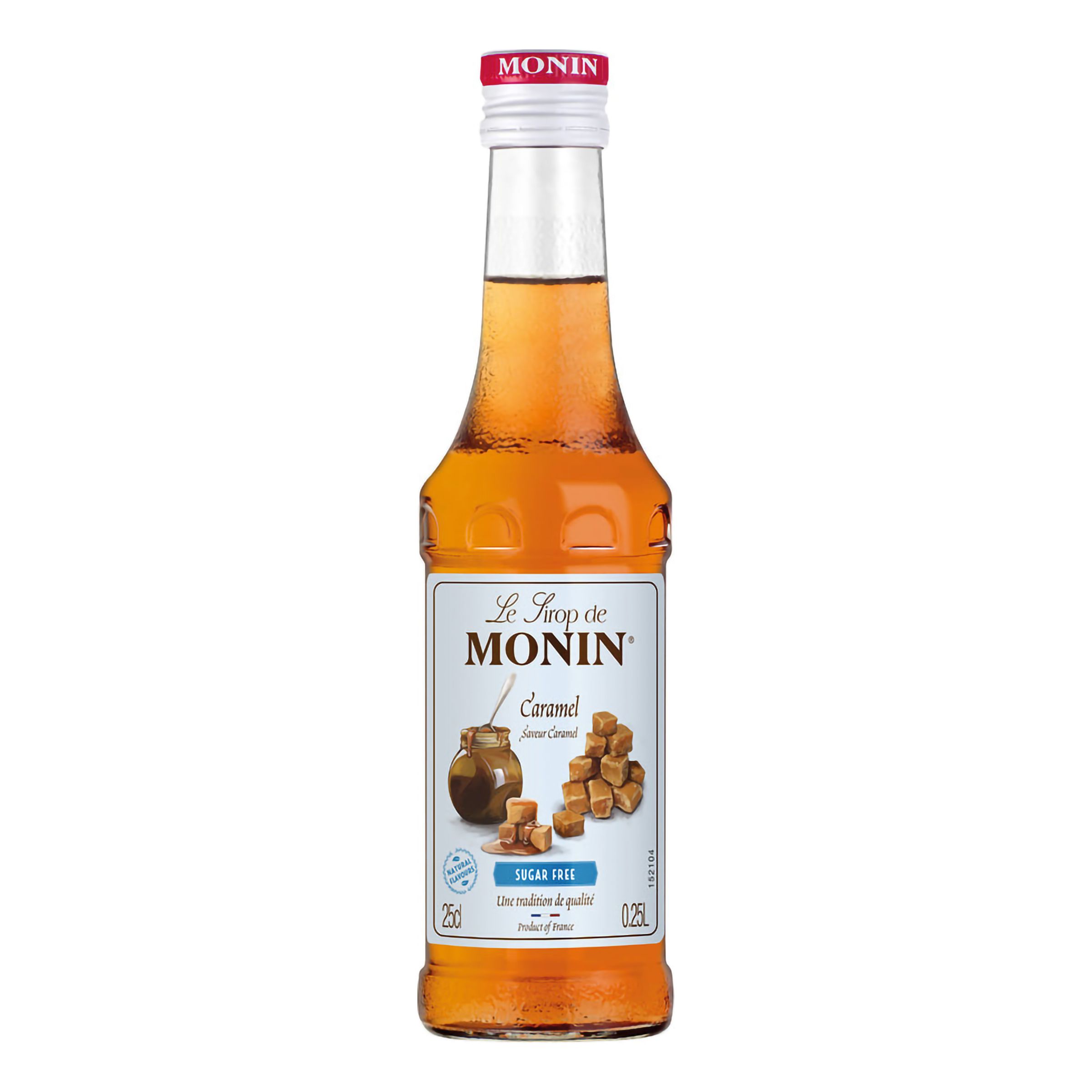 Monin Sockerfri Caramel Syrup 25 cl - 25 cl | Hem - Bartillbehör - Drinktillbehör - Drinkmixar | Maskeradspecialisten