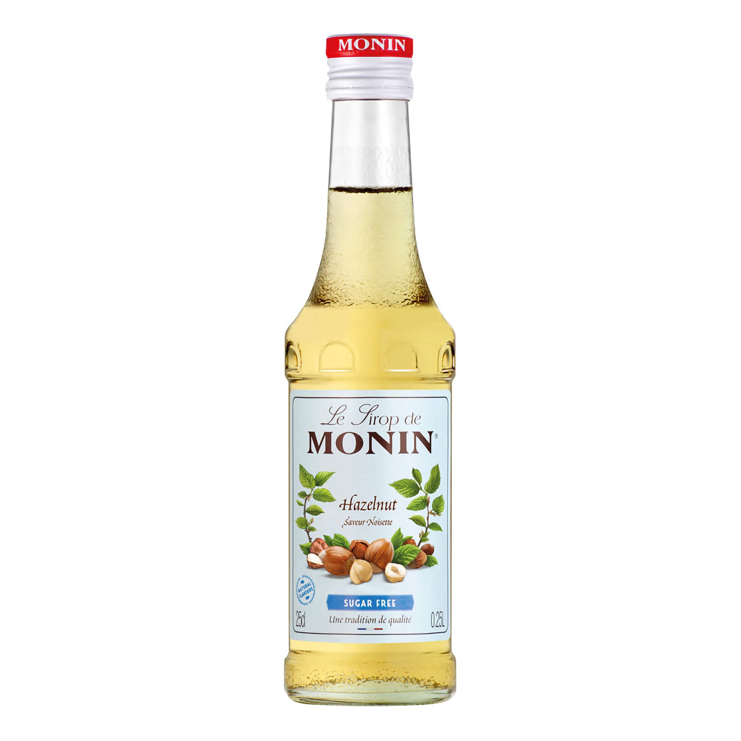 Monin Sockerfri Hazelnut Syrup 25 cl - 25 cl | Hem - Bartillbehör - Drinktillbehör - Drinkmixar | Maskeradspecialisten
