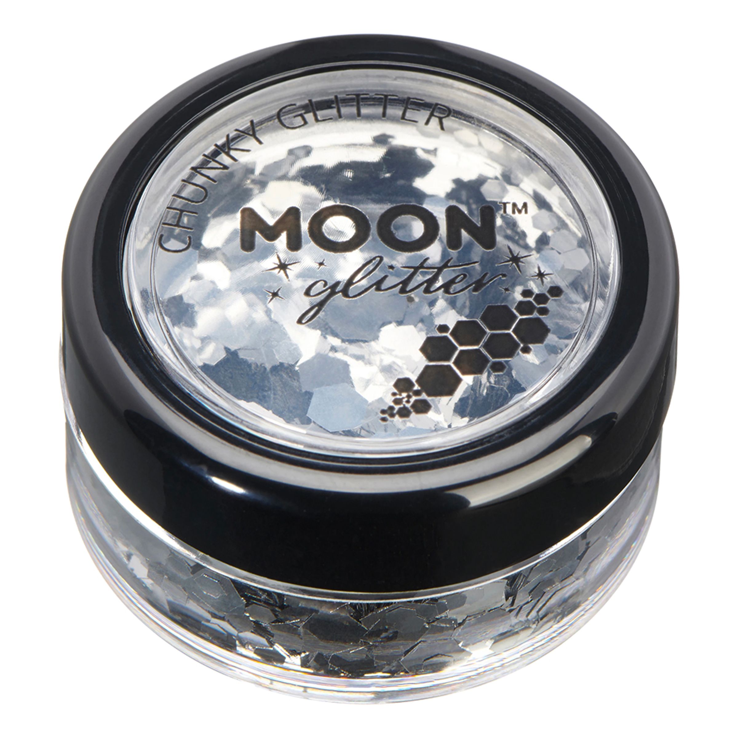 Läs mer om Moon Creations Classic Chunky Glitter - Silver