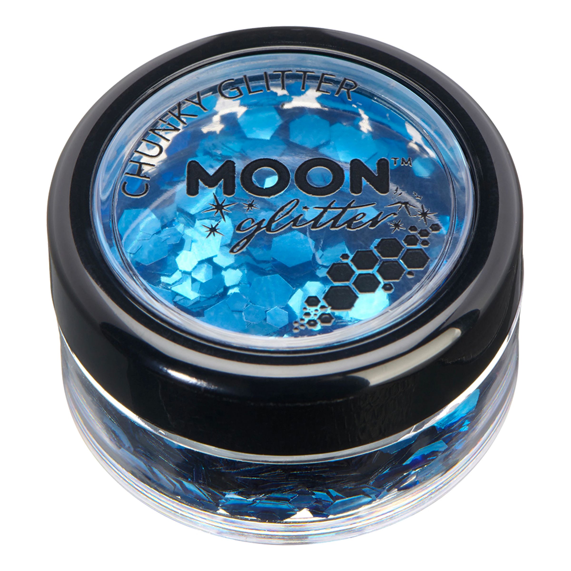 Läs mer om Moon Creations Classic Chunky Glitter - Blå