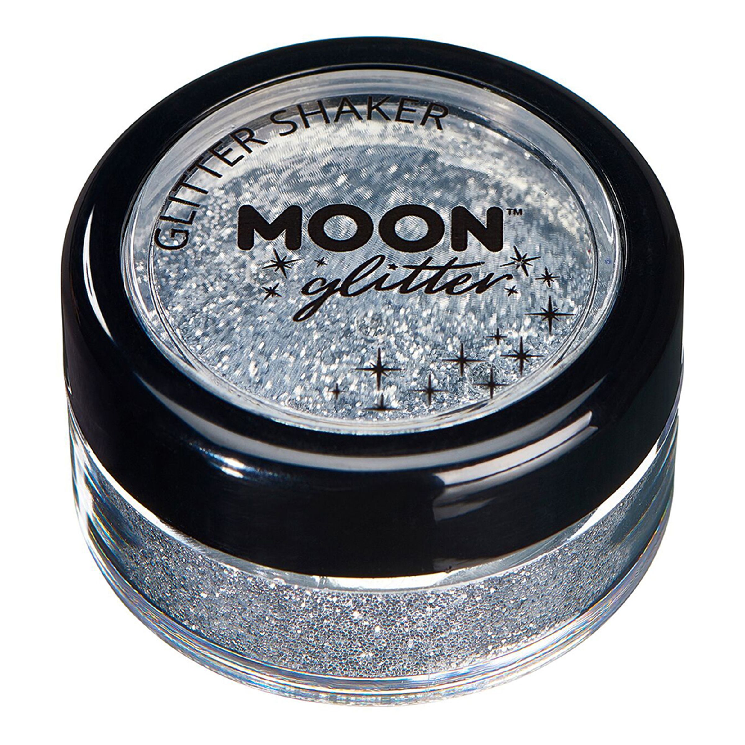 Läs mer om Moon Creations Classic Fine Glitter Shakers - Silver