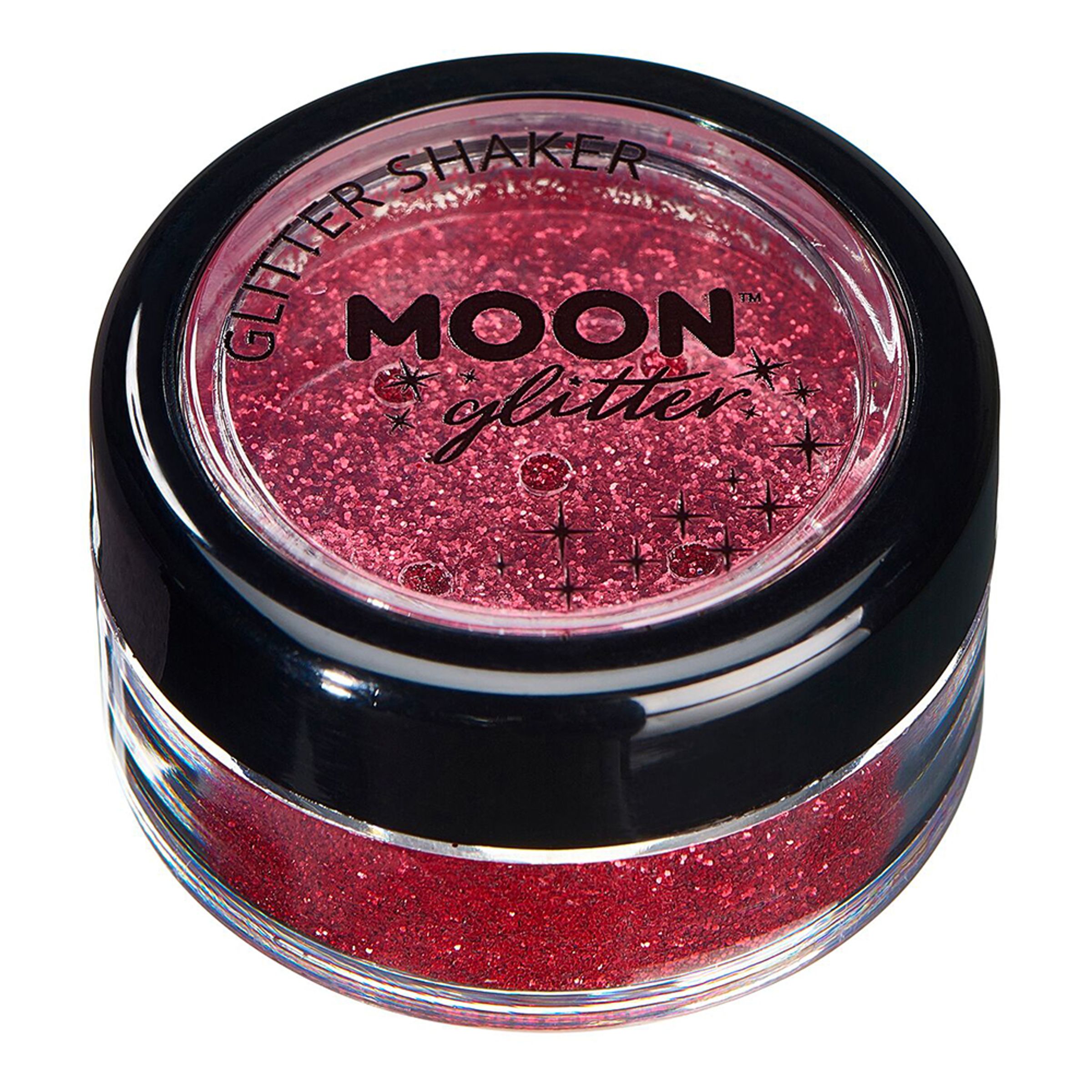 Läs mer om Moon Creations Classic Fine Glitter Shakers - Röd