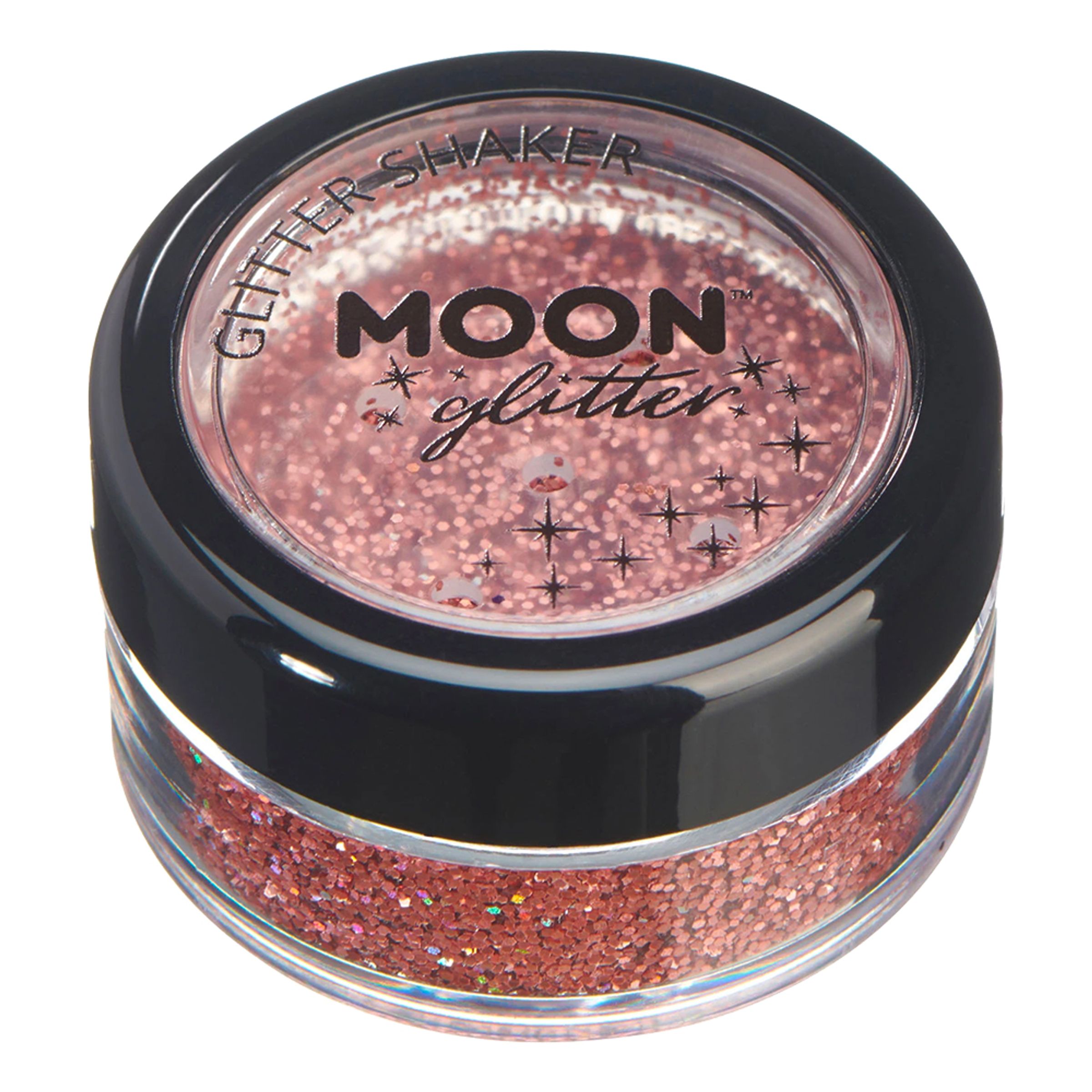 Moon Creations Glitter Holographic Glitter Shakers - Roséguld