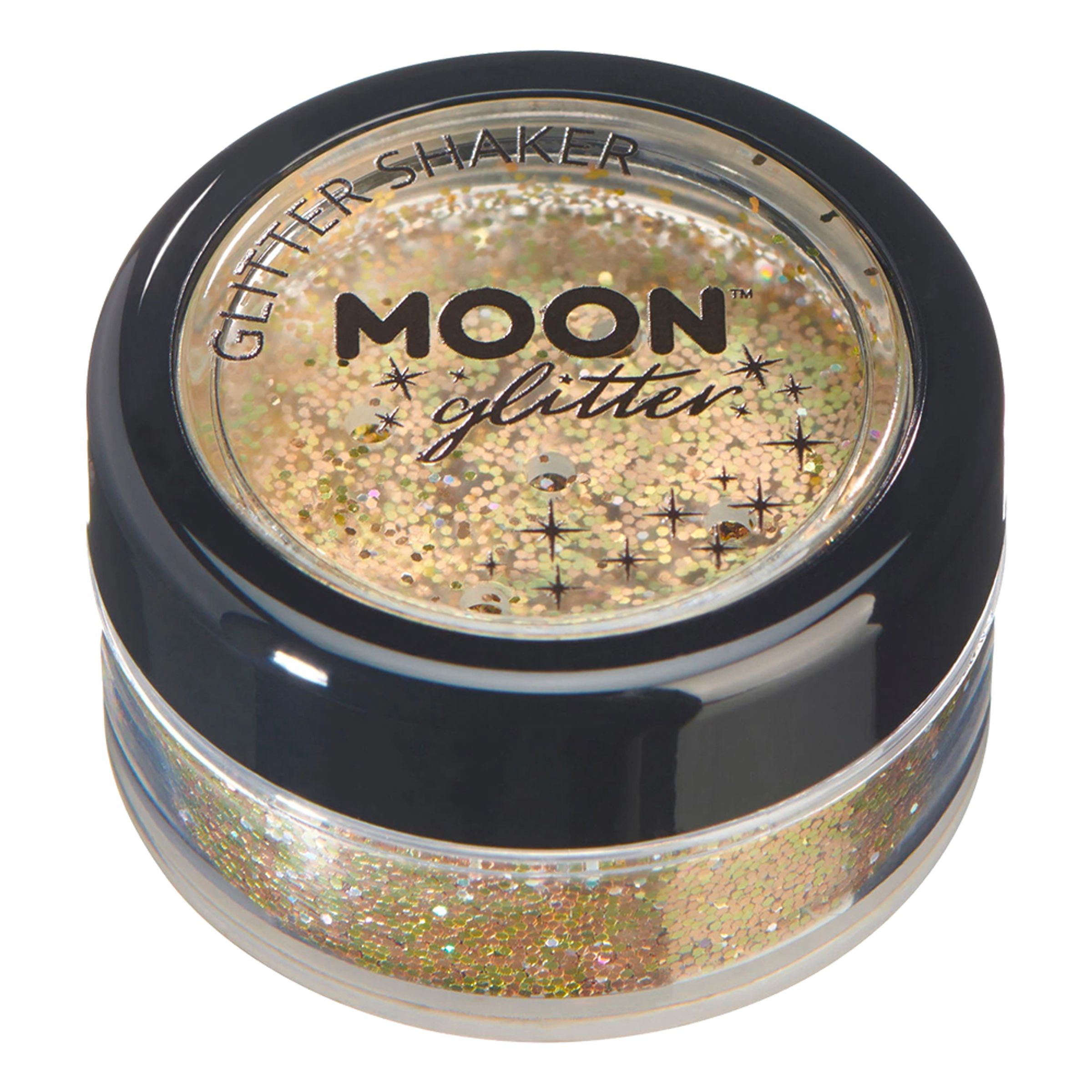 Läs mer om Moon Creations Glitter Holographic Glitter Shakers - Guld