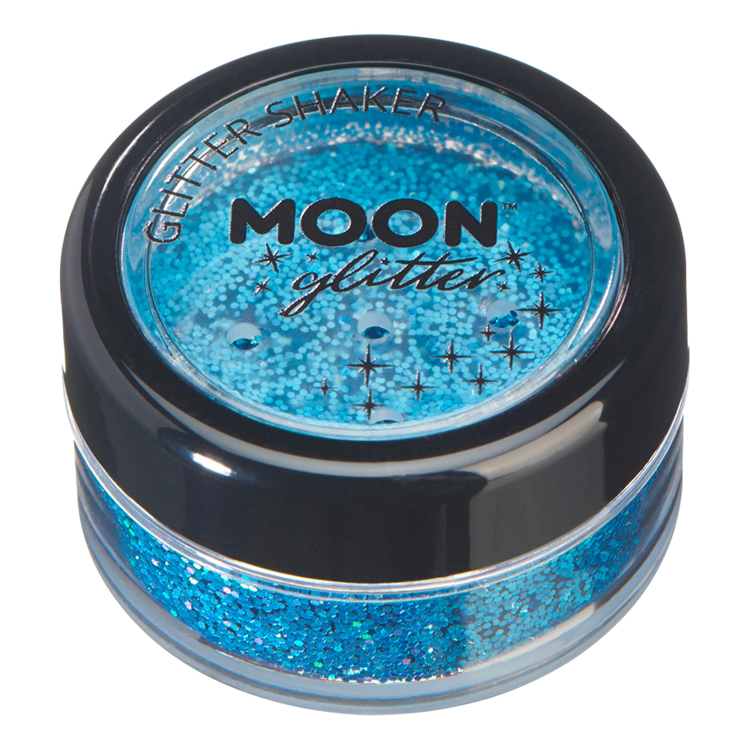 Läs mer om Moon Creations Glitter Holographic Glitter Shakers - Blå
