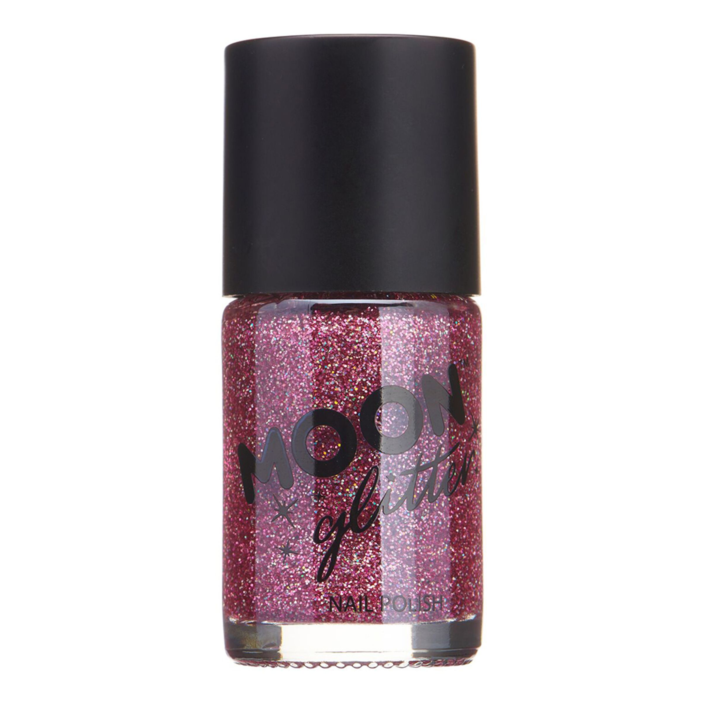 Läs mer om Moon Creations Glitter Nagellack - Rosa