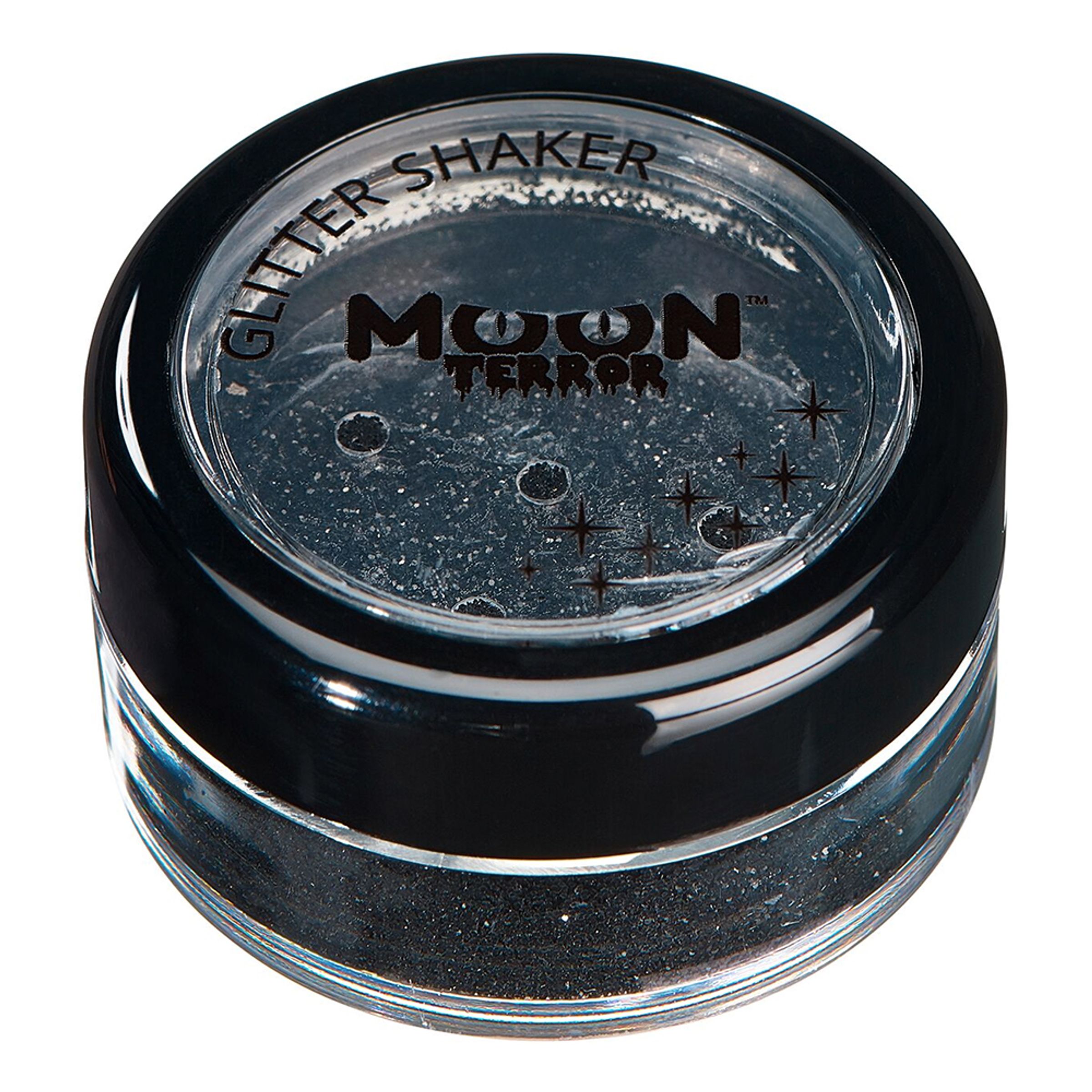 Läs mer om Moon Creations Halloween Glitter Shakers - Midnight Black