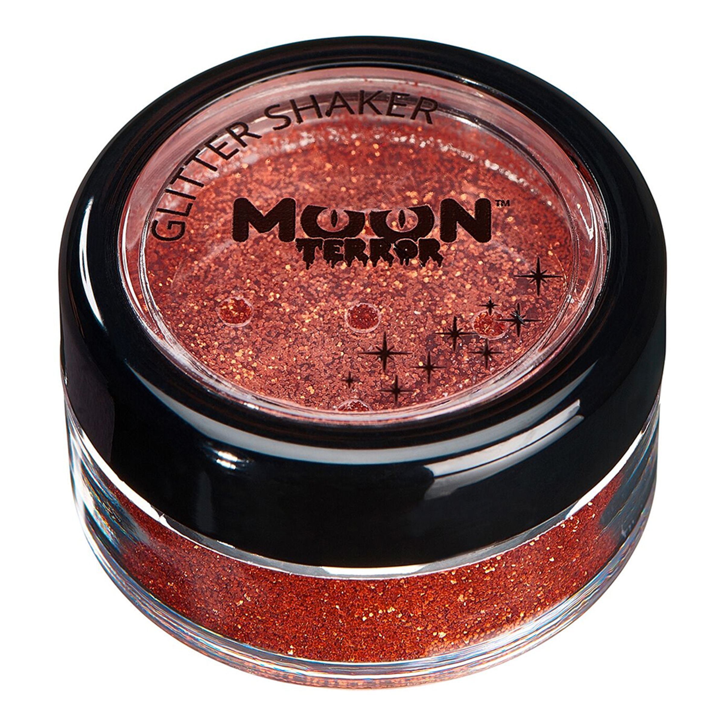 Moon Creations Halloween Glitter Shakers - Pumpkin Orange