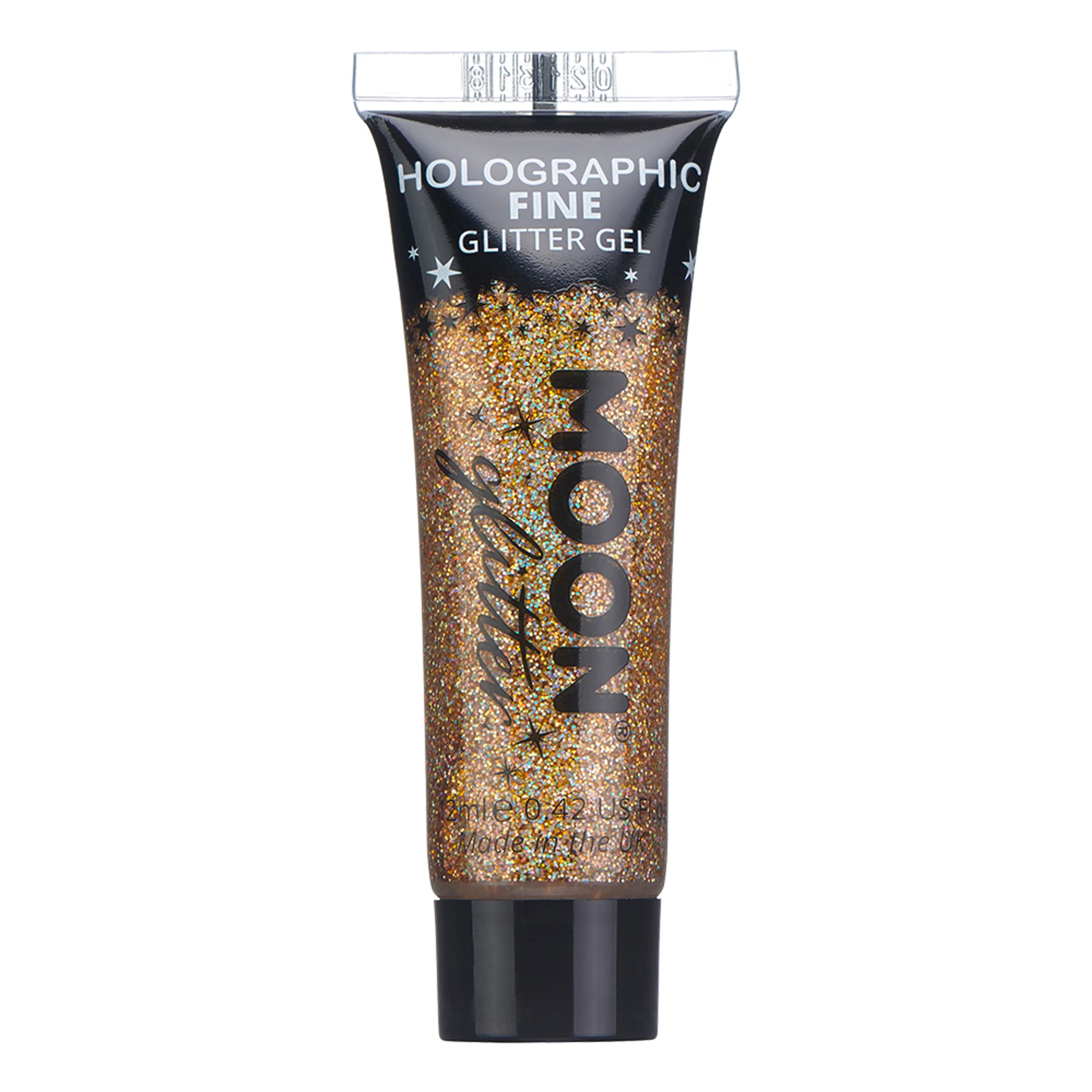 Moon Creations Holographic Fine Glitter Gel - Silver | Hem - Teman - Festteman - Blacklightfest | Party Outlet