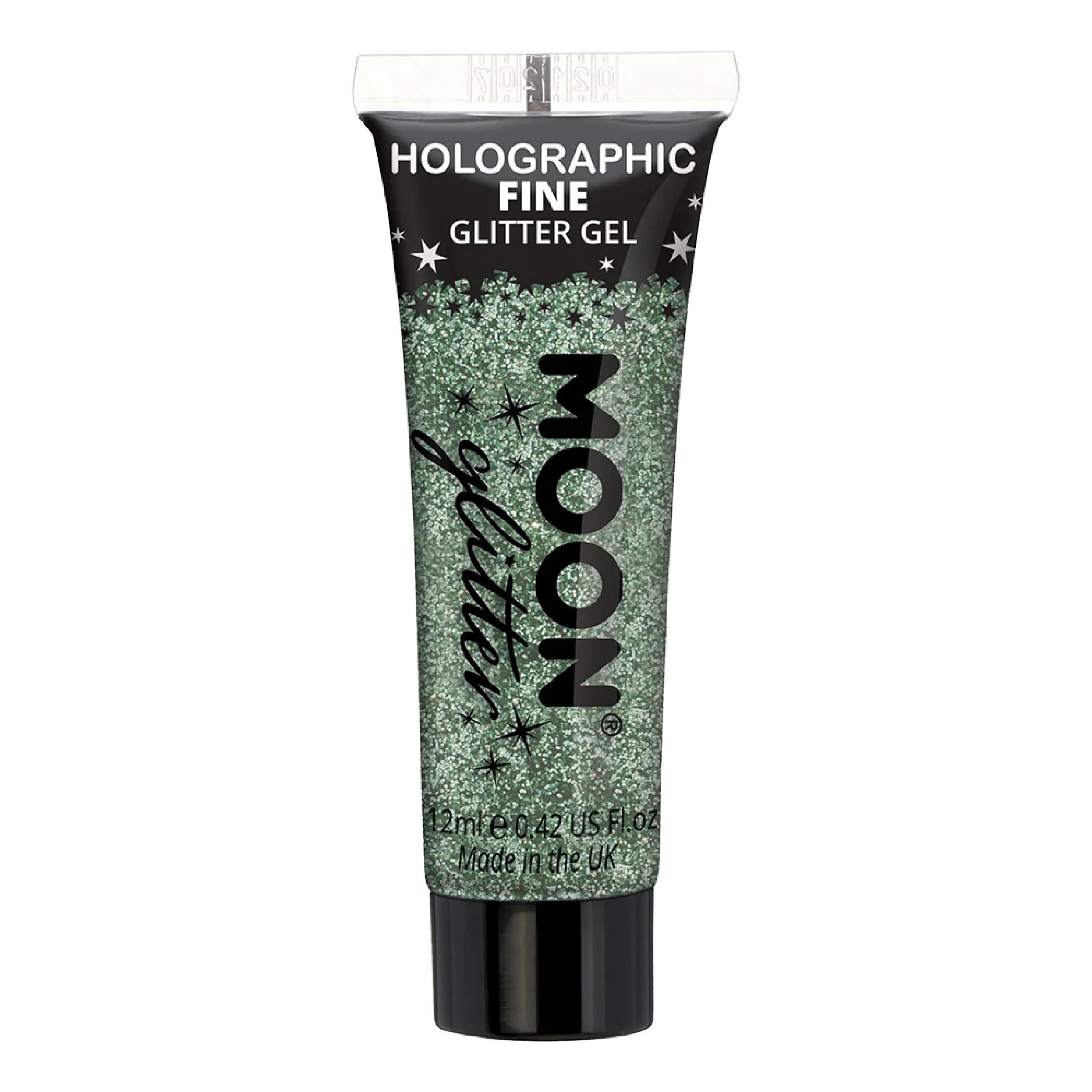 Moon Creations Holographic Fine Glitter Gel - Grön | Hem - Teman - Festteman - Blacklightfest | Pryloteket