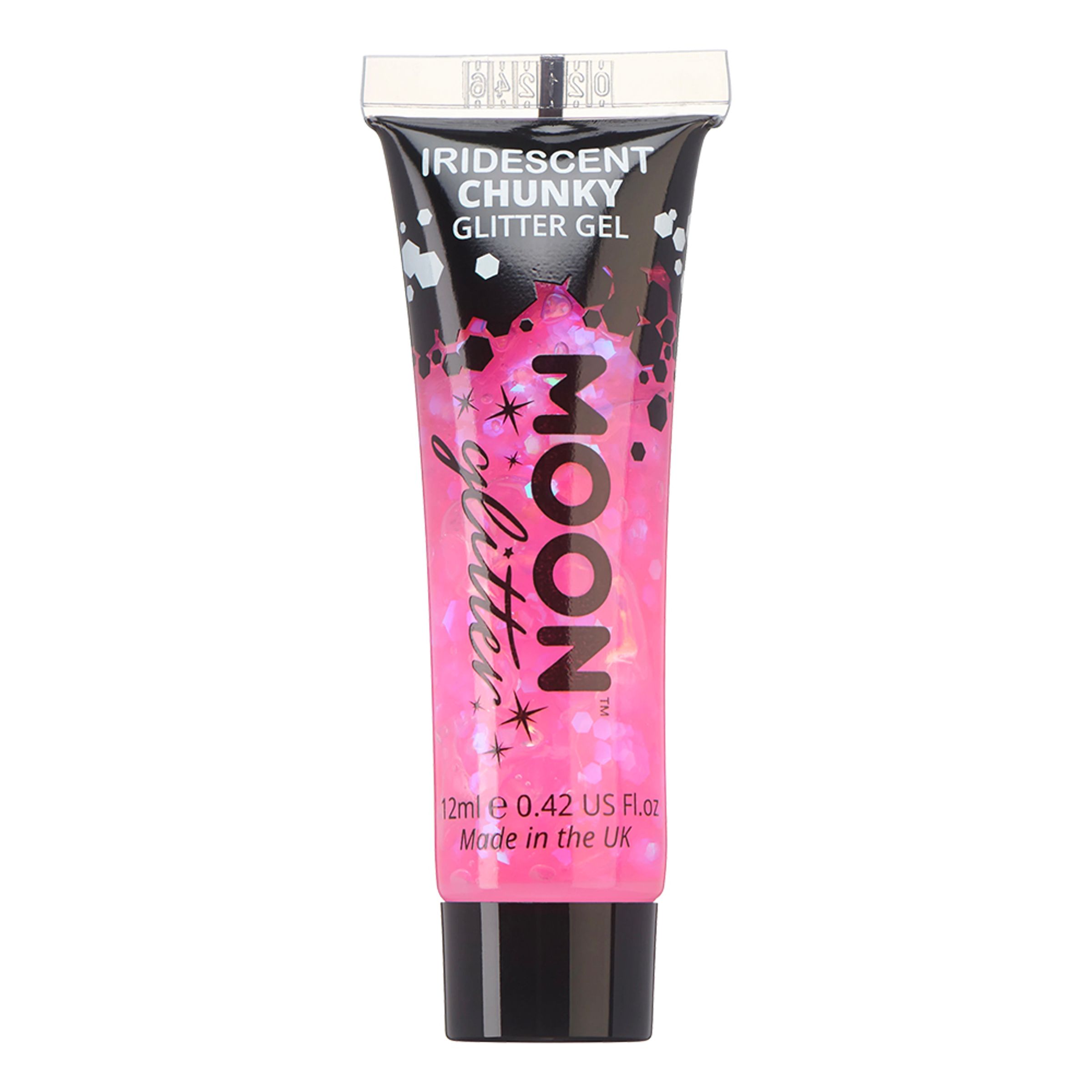 Moon Creations Iridescent Chunky Glitter Gel - Rosa