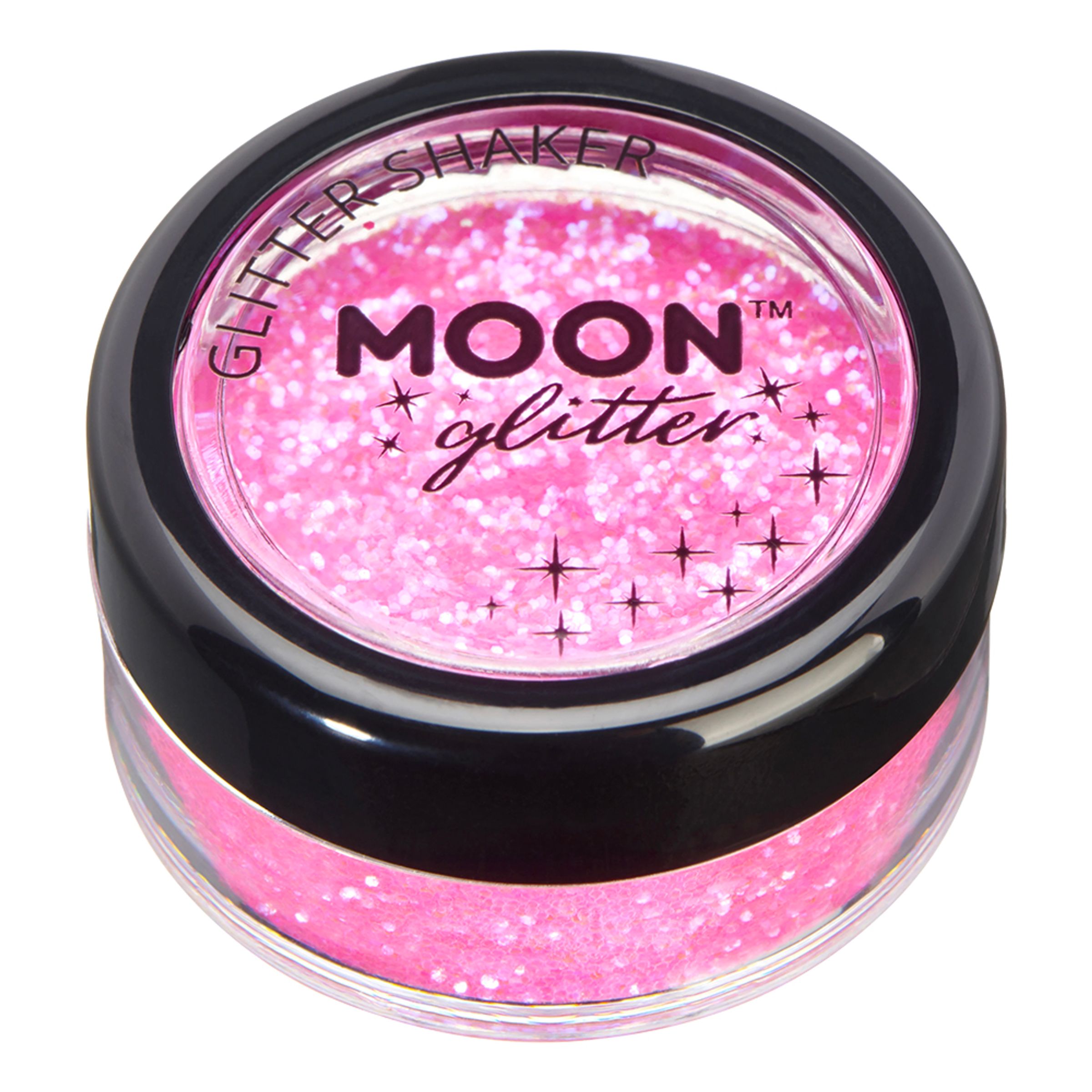 Läs mer om Moon Creations Iridescent Glitter Shakers - Rosa