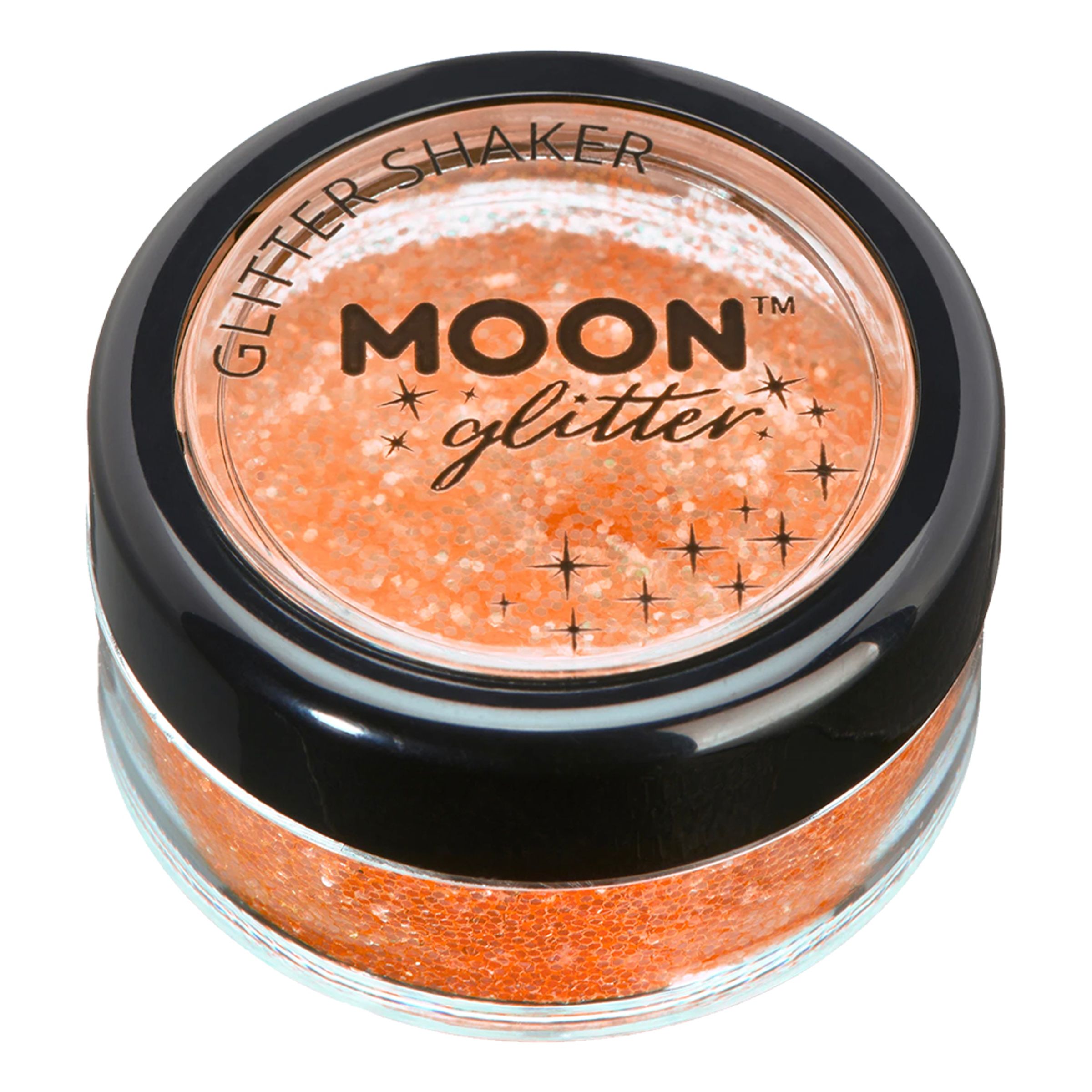 Läs mer om Moon Creations Iridescent Glitter Shakers - Orange