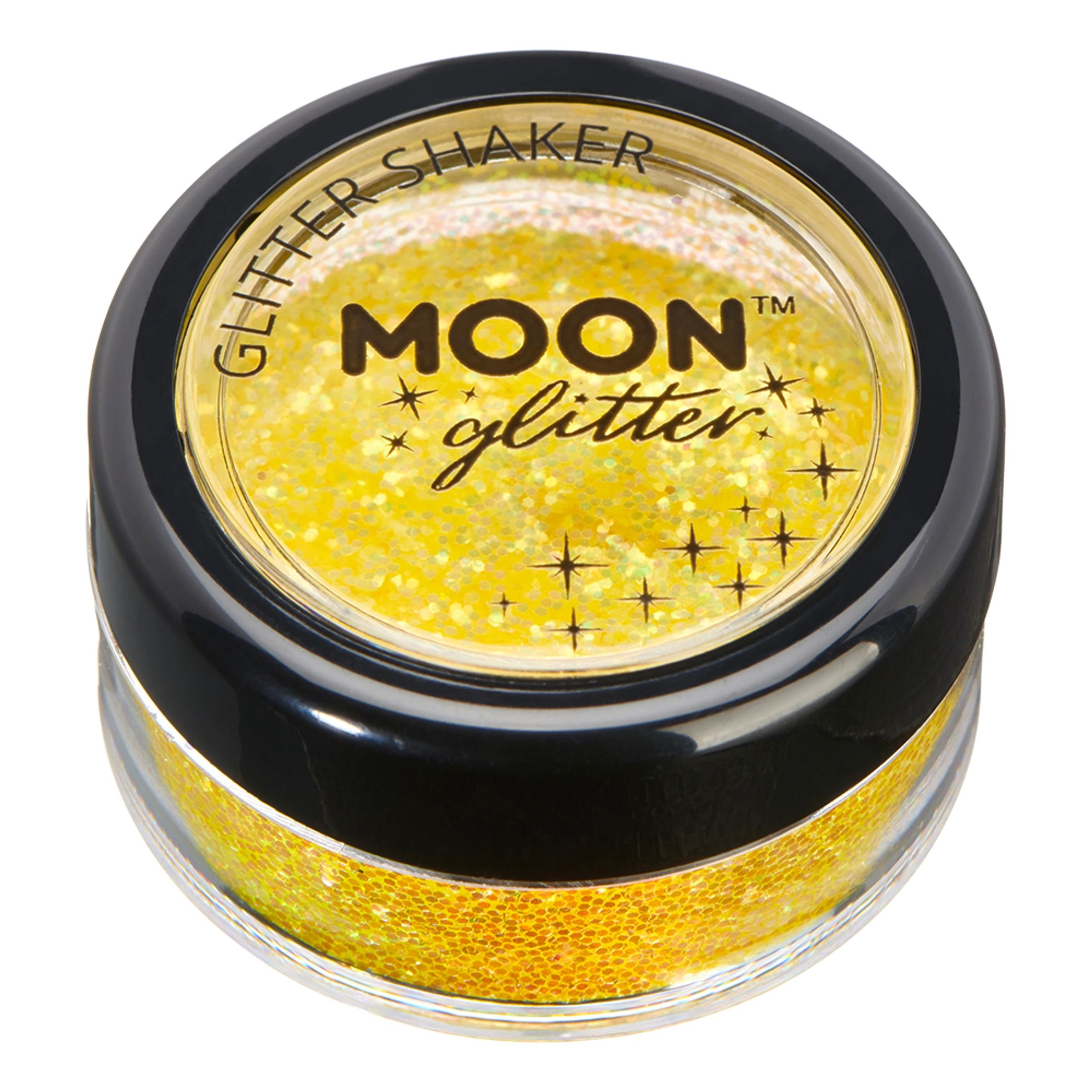 Läs mer om Moon Creations Iridescent Glitter Shakers - Gul